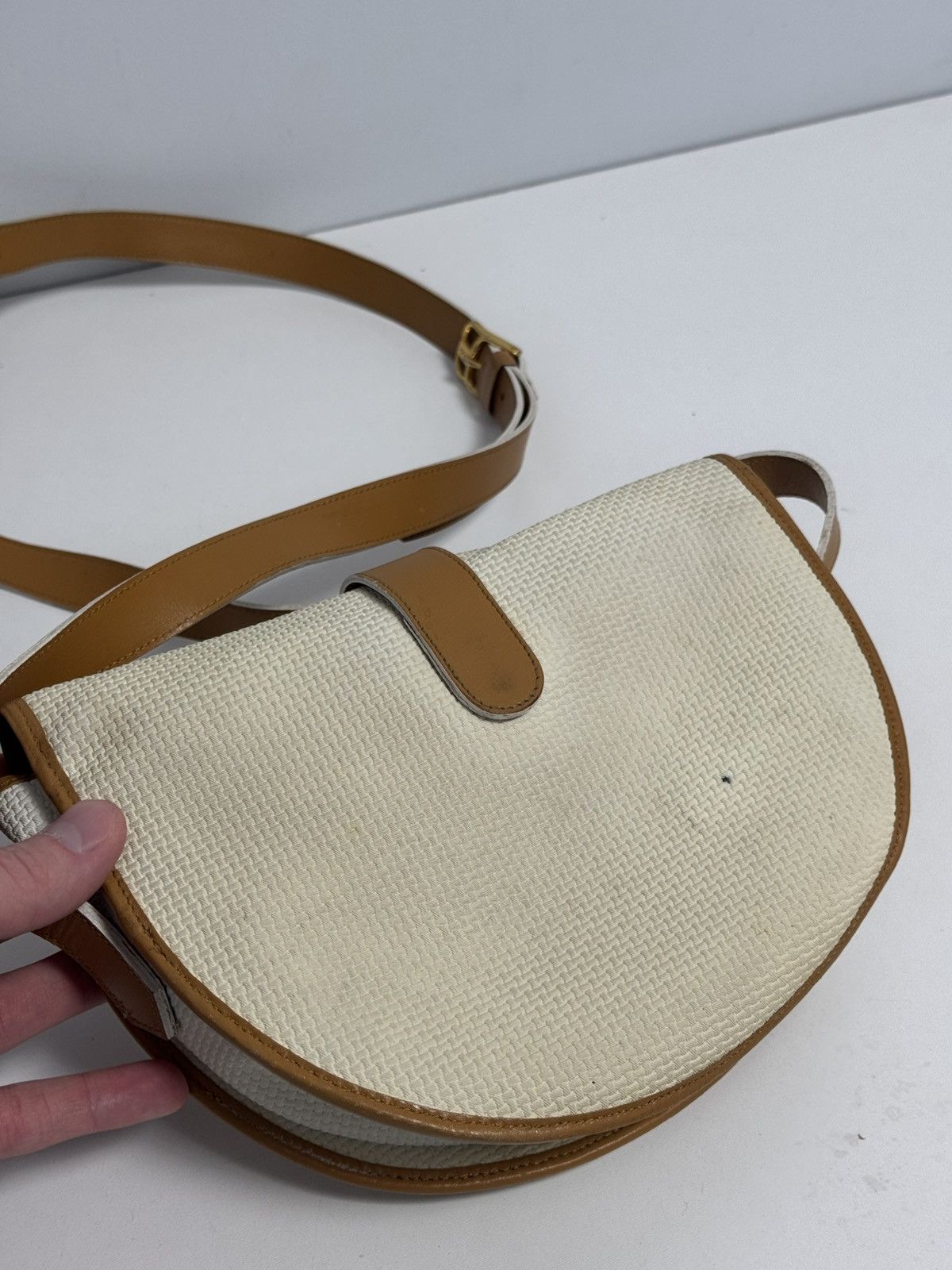 Yves Saint Laurent YVES SAINT LAURENT Shoulder Bag PVC x Leather Size ONE SIZE - 11 Thumbnail