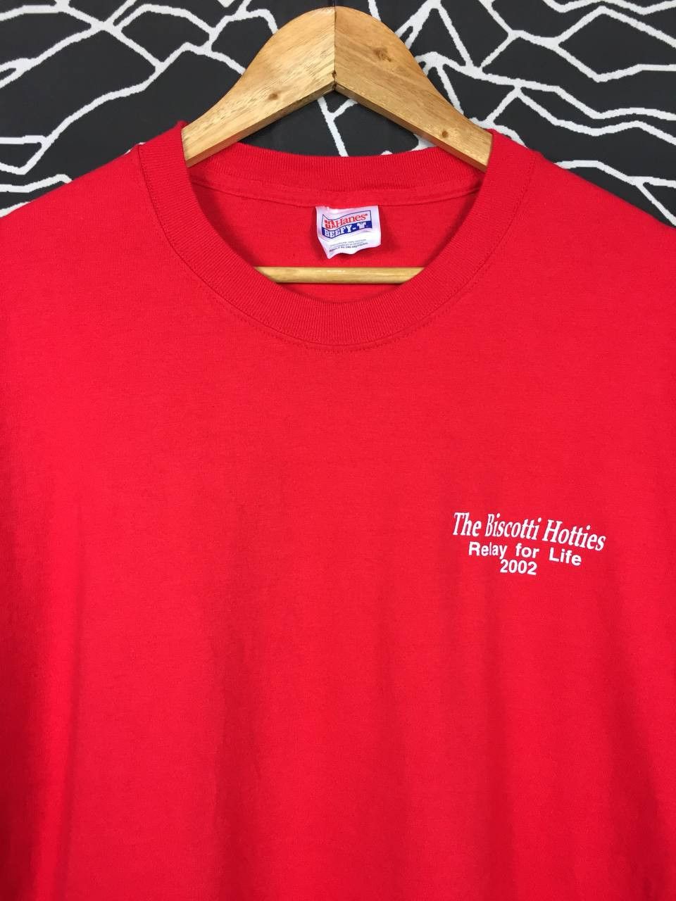 Hanes × Vintage Vtg Y2K The Biscotti Hotties Relay 4 Life Just Dunk It! Tee Size US XL / EU 56 / 4 - 6 Thumbnail