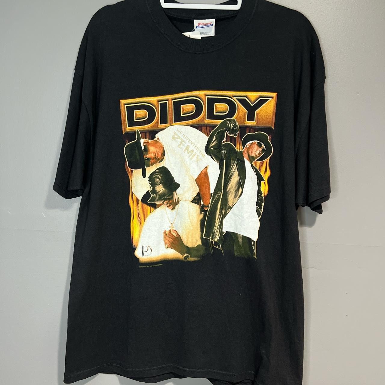 Vintage P Diddy Puff Daddy Puffy We Invented The Remix rap tee rap t Size US XL / EU 56 / 4 - 3 Thumbnail