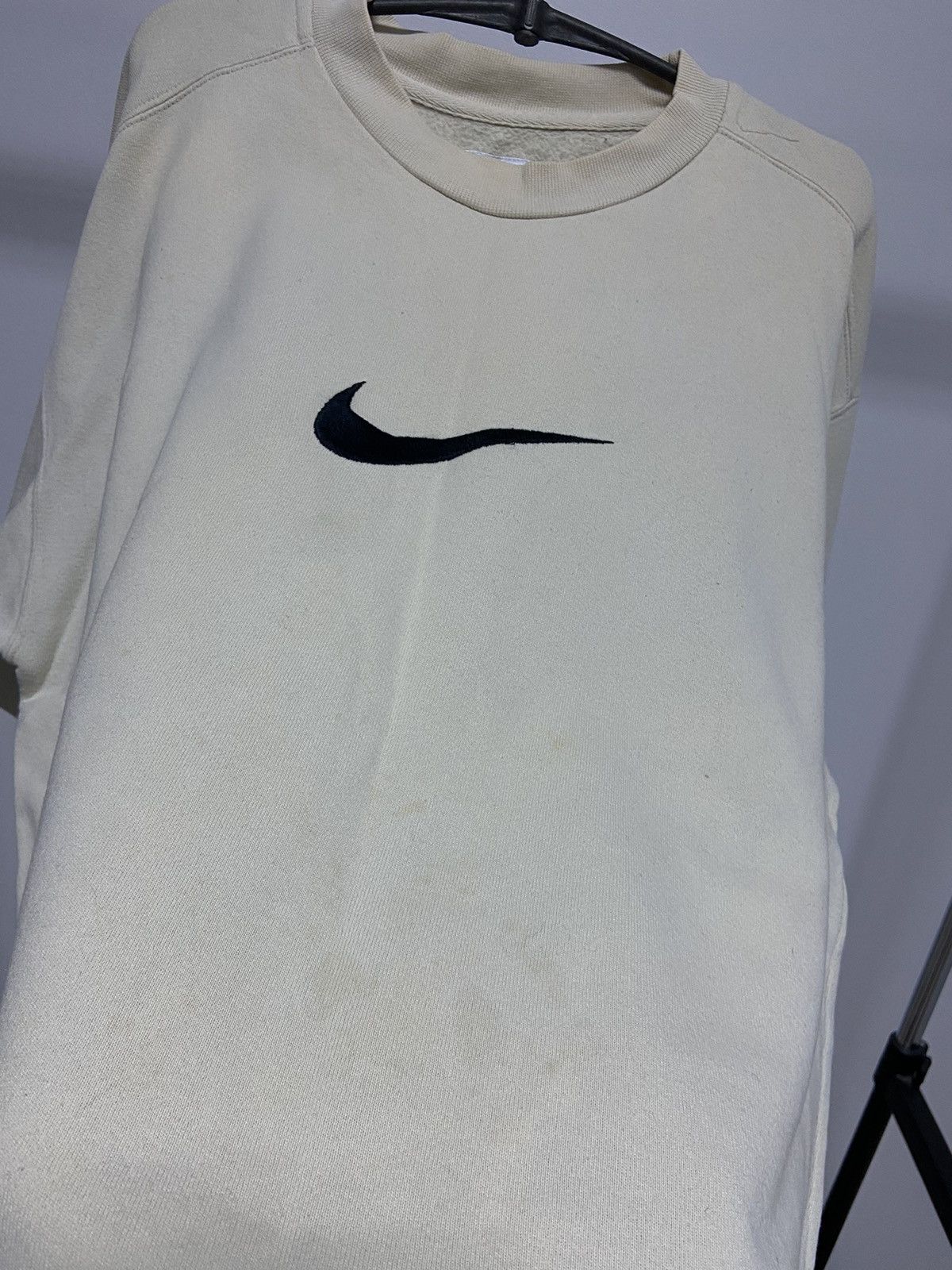 Nike × Vintage Nike Sweatshirt big swoosh Logo Vintage 90s Size US M / EU 48-50 / 2 - 9 Thumbnail