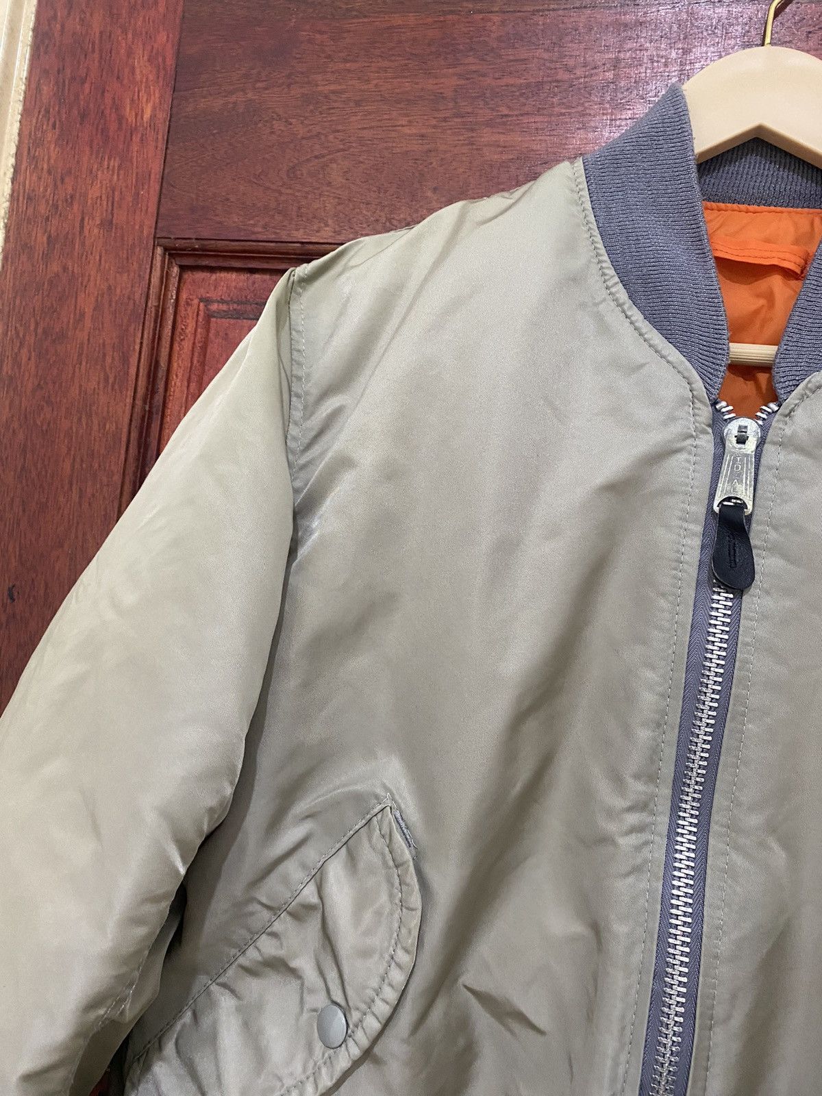 Alpha Industries × Pherrow's Vtg 80s Corinth Special Issue USAF MA-1 Bomber Jacket Size US S / EU 44-46 / 1 - 4 Thumbnail