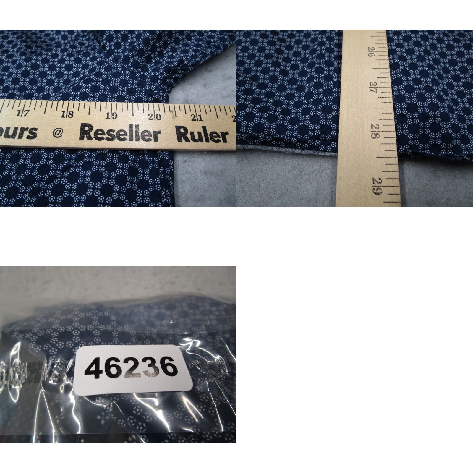 Ted Baker Ted Baker Button-Up Shirt Mens Large Blue Long Sleeve Geometric Casual Classic Size US L / EU 52-54 / 3 - 8 Thumbnail