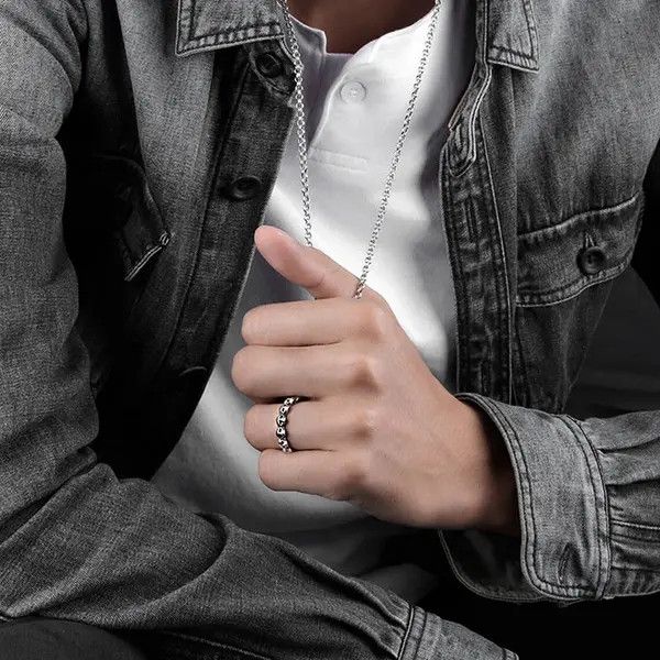 Jewelry Punk skull ring Size ONE SIZE - 4 Thumbnail
