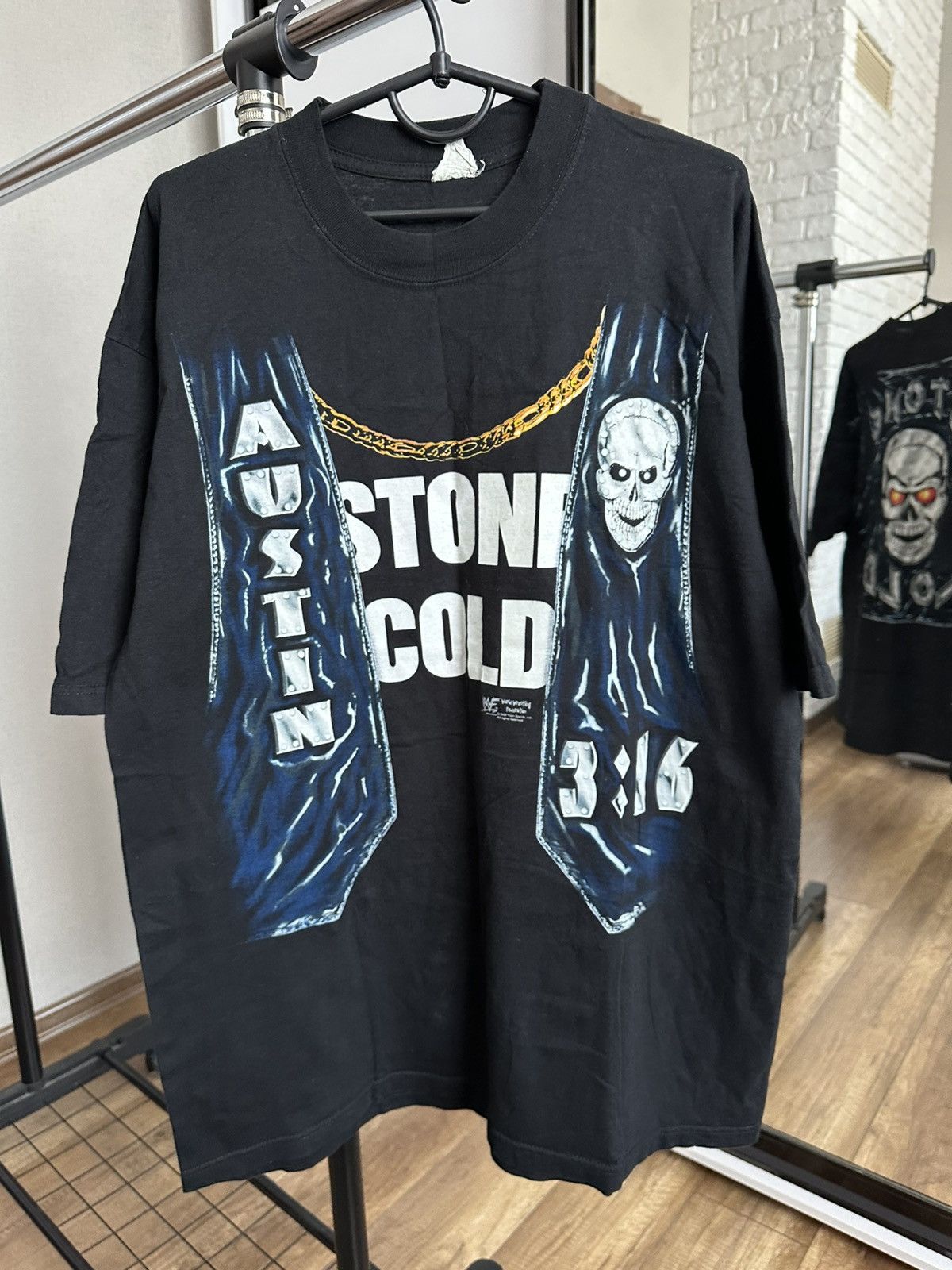 WWE 1999 Steeve Austin Stone Cold Vintage T-Shirt WWE Size US L / EU 52-54 / 3 - 1 Thumbnail