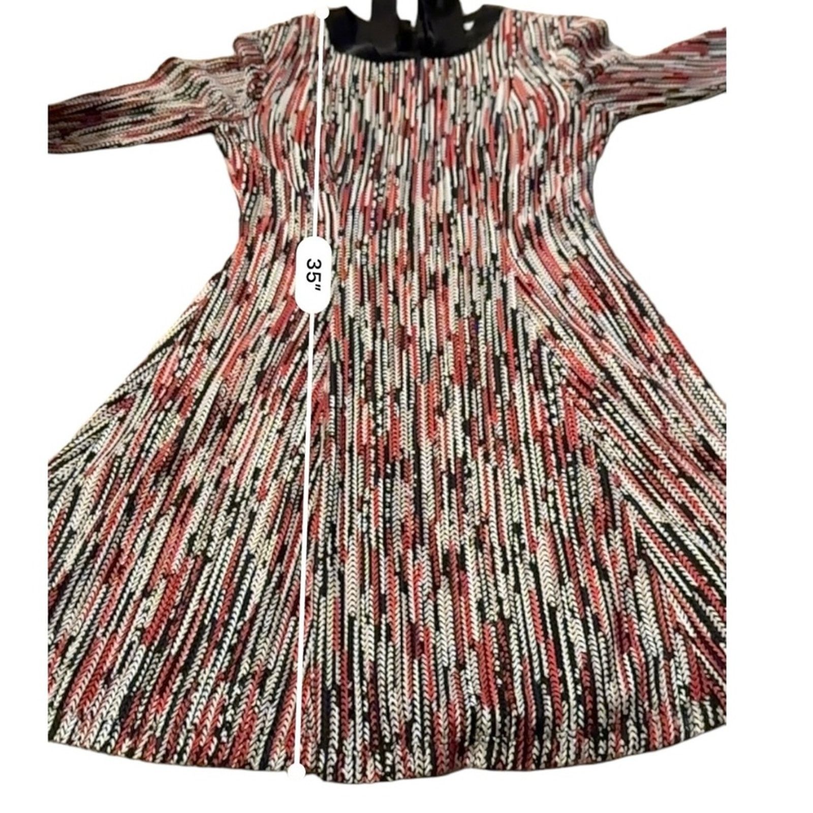 Alice + Olivia Alice & Olivia Gwyneth Fit & Flare 3/4 Sleeve Mini Dress Size XS / US 0-2 / IT 36-38 - 11 Thumbnail