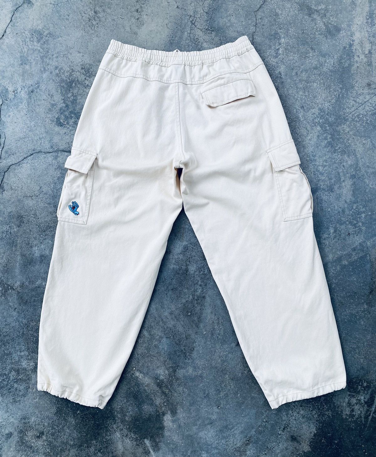 Powell Peralta Vintage Santa Cruz Powell Peralta Cargo Pants Distressed Size US 33 - 2 Thumbnail