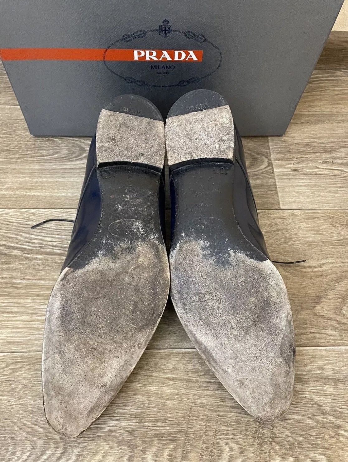 Prada Prada size 12 US dark blue Size US 12 / EU 45 - 3 Thumbnail