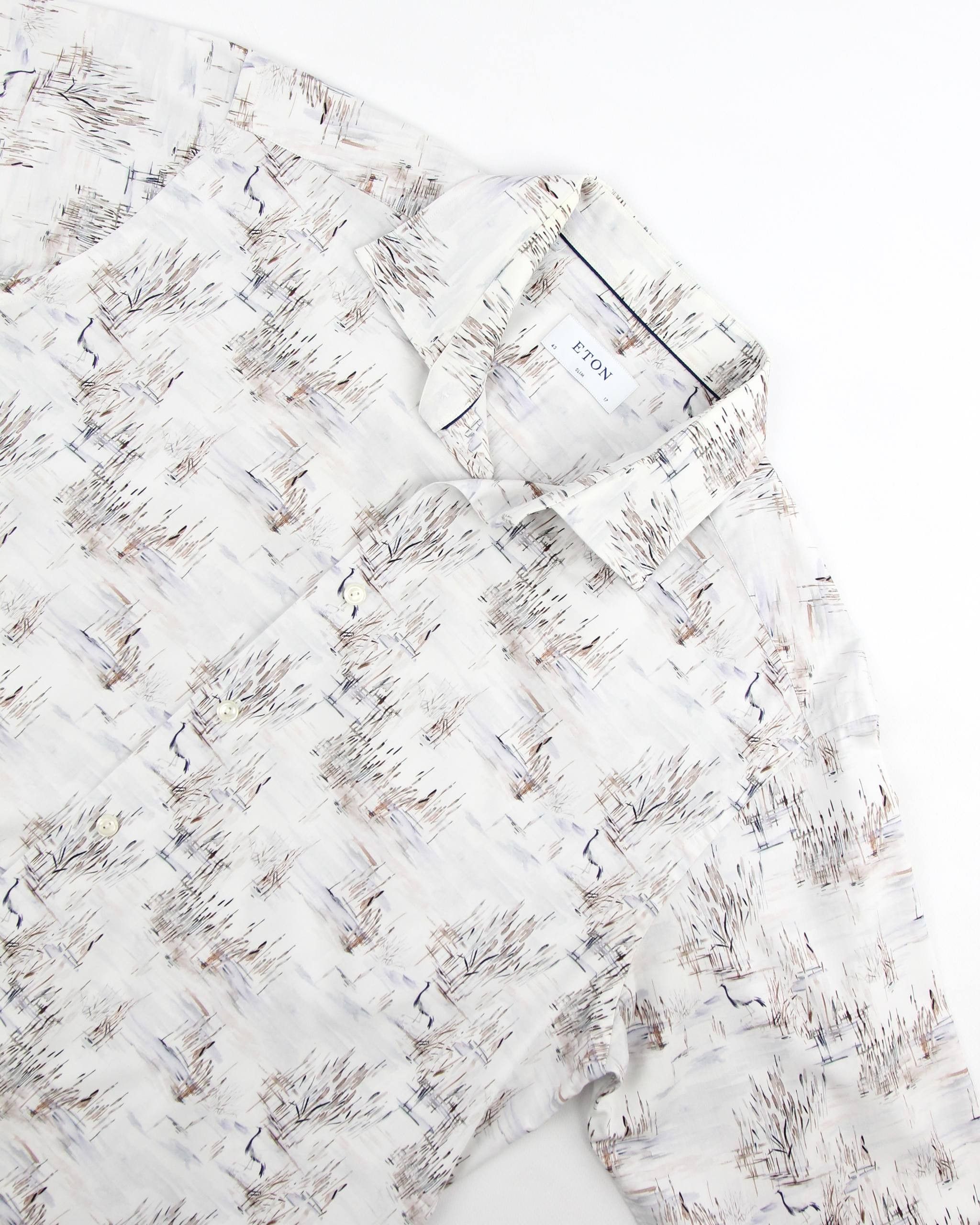 Eton ETON Slim shirt with pattern Size US XL / EU 56 / 4 - 6 Thumbnail