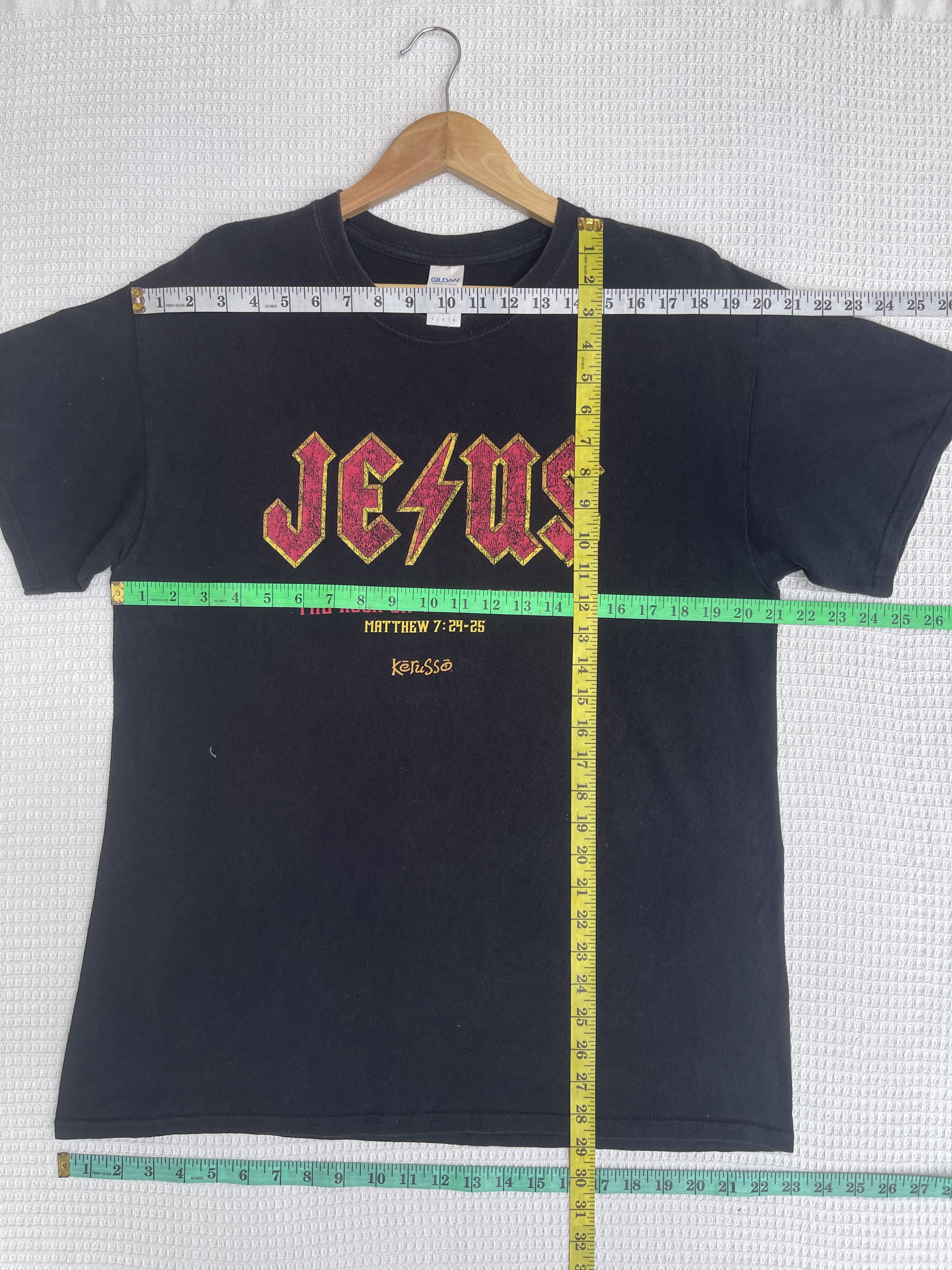 Band Tees Last Drop🔥Rare🔥Vintage JESUS T-Shirt Size US L / EU 52-54 / 3 - 5 Thumbnail