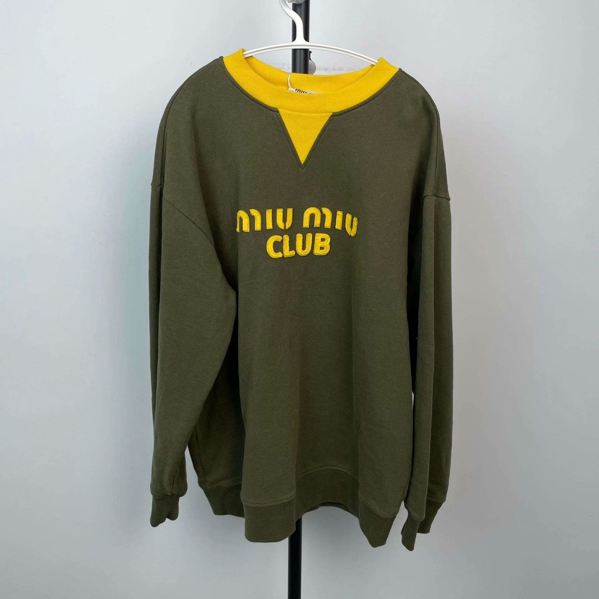 Miu Miu Miu Miu Green Hoodie M Women Size M / US 6-8 / IT 42-44 - 1 Thumbnail