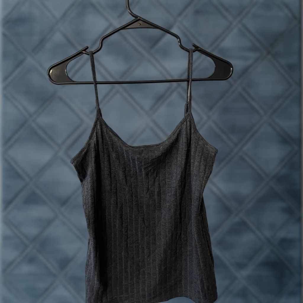 Vintage VINTAGE Loft Gray Tank Top For Women Size L Cotton GUC Size L / US 10 / IT 46 - 1 Thumbnail