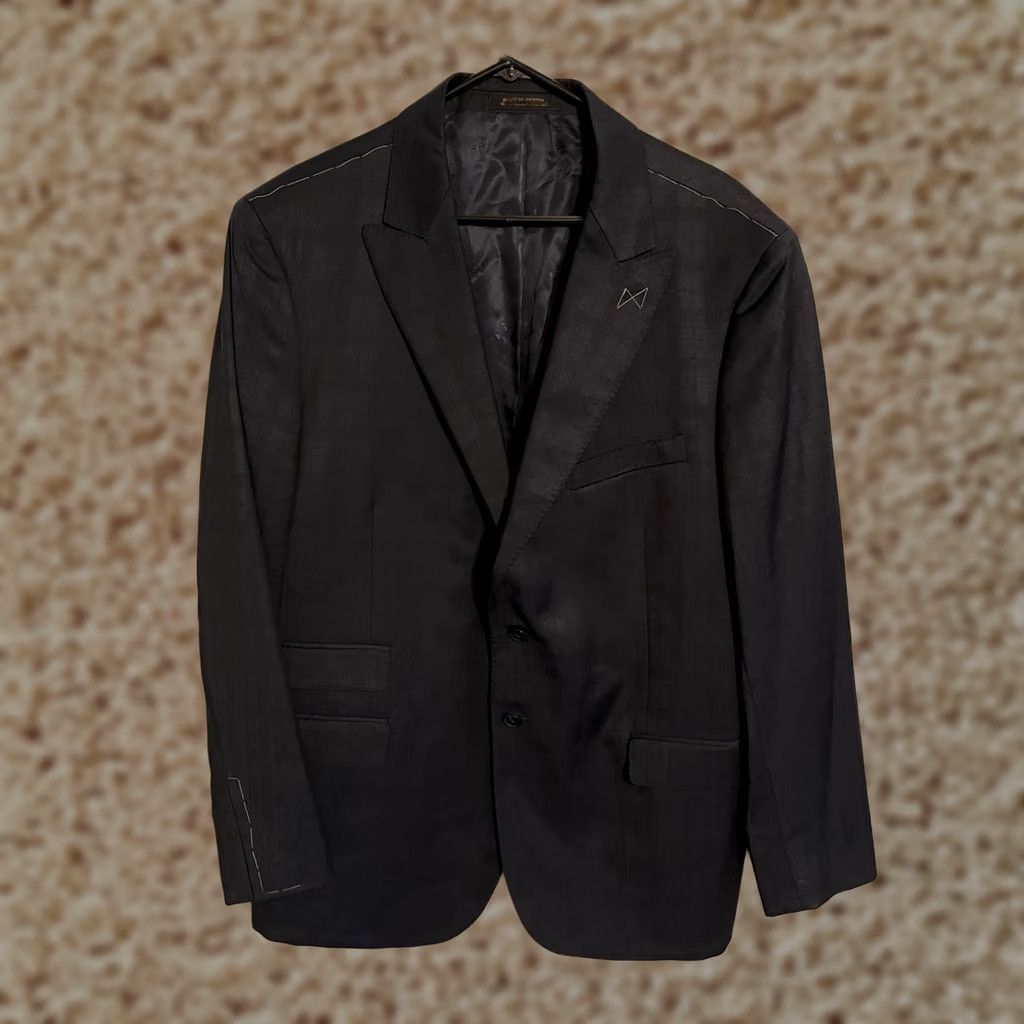 Jos. A. Bank Jos A Bank Reserve Tailored Fit Reda Navy Suit Coat Jacket Blazer Men's 48R New Size 48R - 1 Thumbnail
