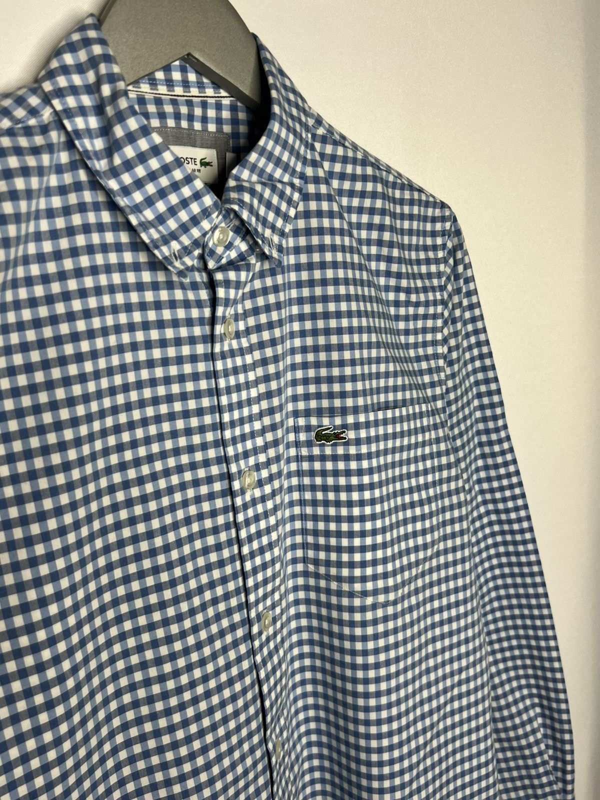 Lacoste Lacoste Luxury Plaid Long Sleeve Shirt Polo Tee Size US S / EU 44-46 / 1 - 3 Thumbnail