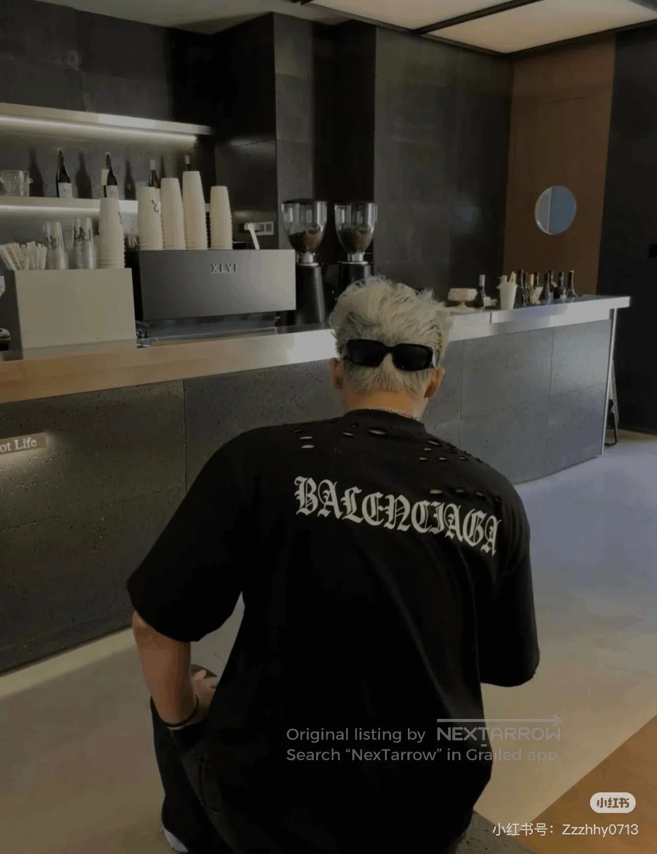 Balenciaga Balenciaga Distressed Logo Short Sleeve T. Size US L / EU 52-54 / 3 - 3 Thumbnail