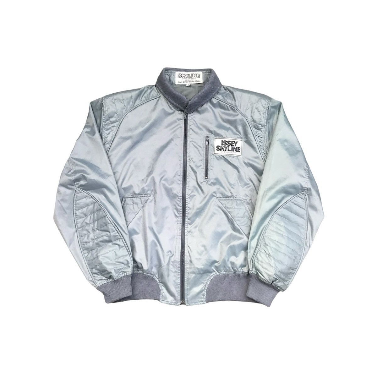 Issey Miyake Vintage 80s Skyline Issey Miyake Bombers Jacket Large Size US L / EU 52-54 / 3 - 7 Thumbnail