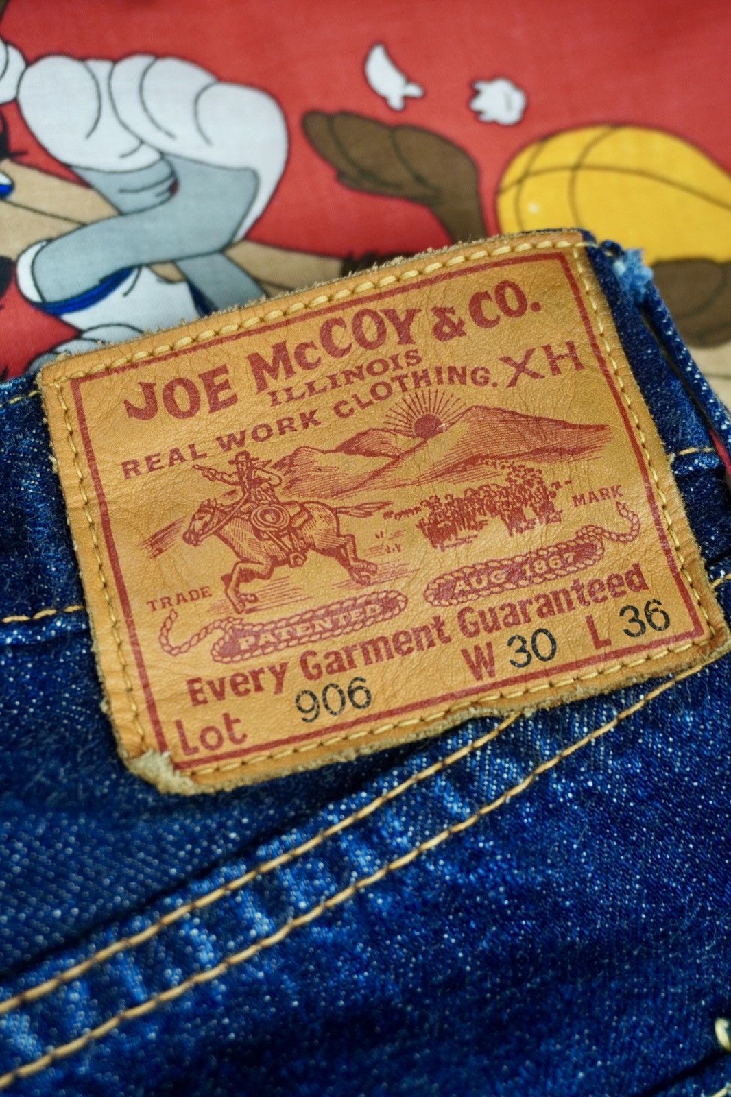 Japanese Brand × The Real McCoy's Joe McCoy Lot 906 14.75oz Right Twill Denim Deerskin Label Size US 30 / EU 46 - 8 Thumbnail
