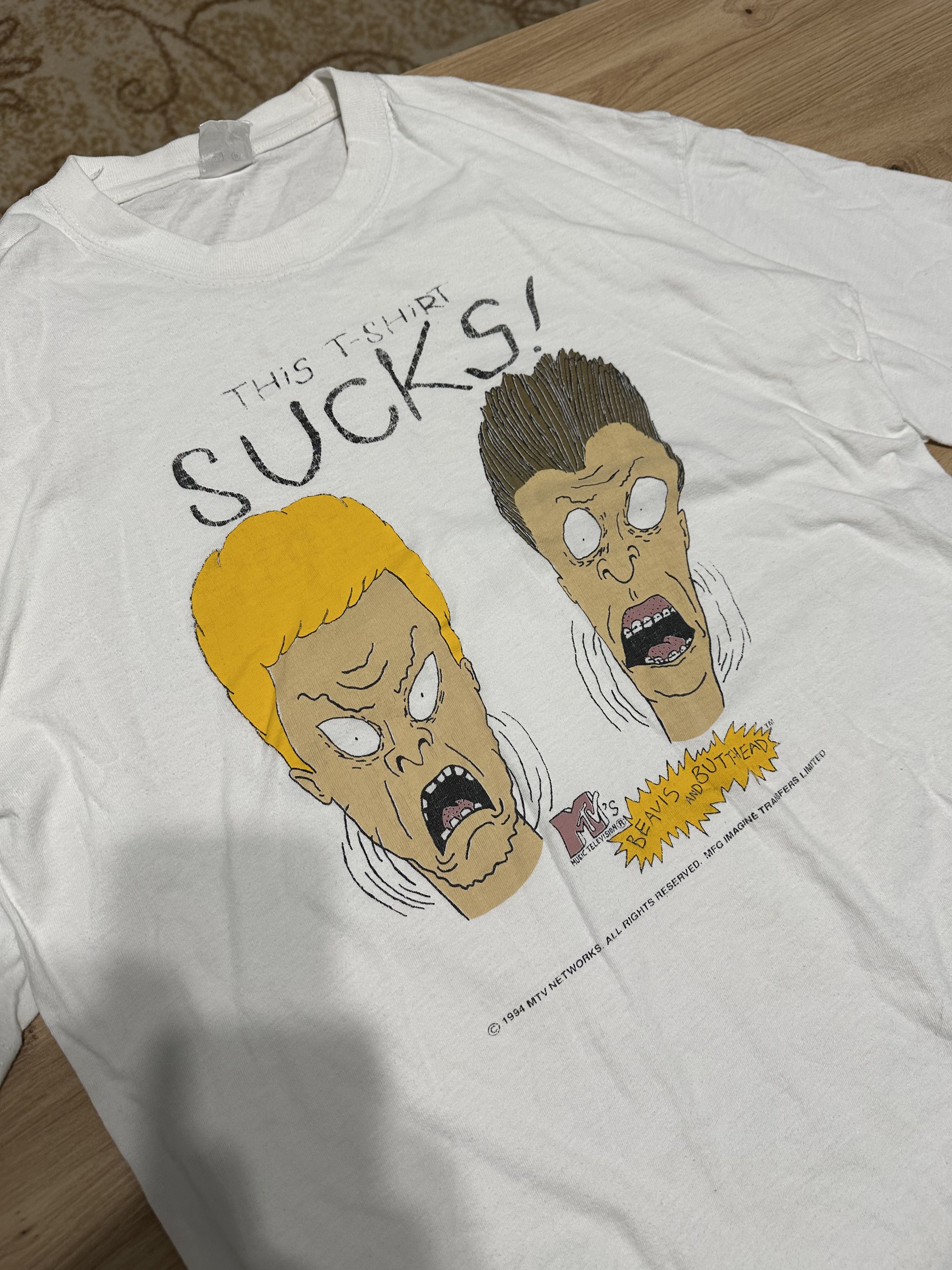Mtv × Vintage 🔥EXCLUSIVE🔥 Beavis and Butt-Head T-Shirt Size US L / EU 52-54 / 3 - 2 Thumbnail