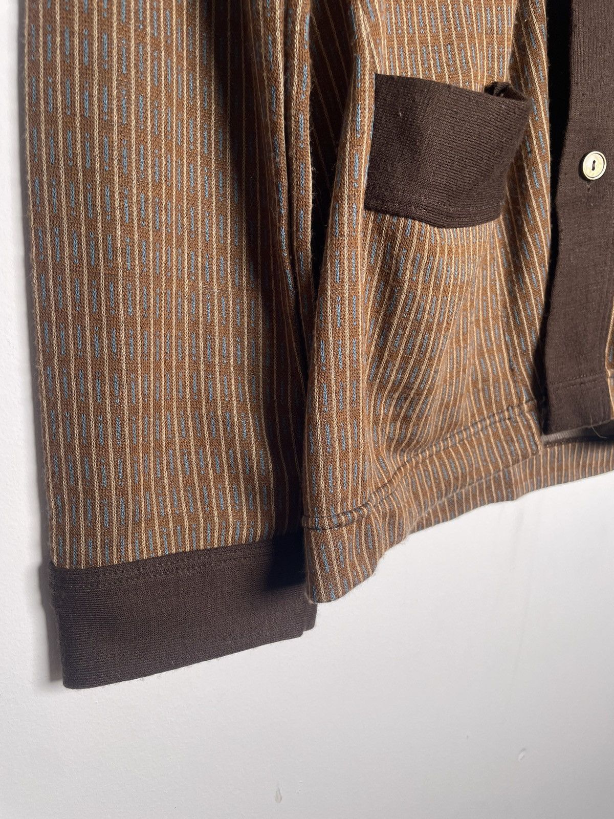 Other Vintage Brown Striped Knit Cardigan (S) Size US S / EU 44-46 / 1 - 8 Thumbnail