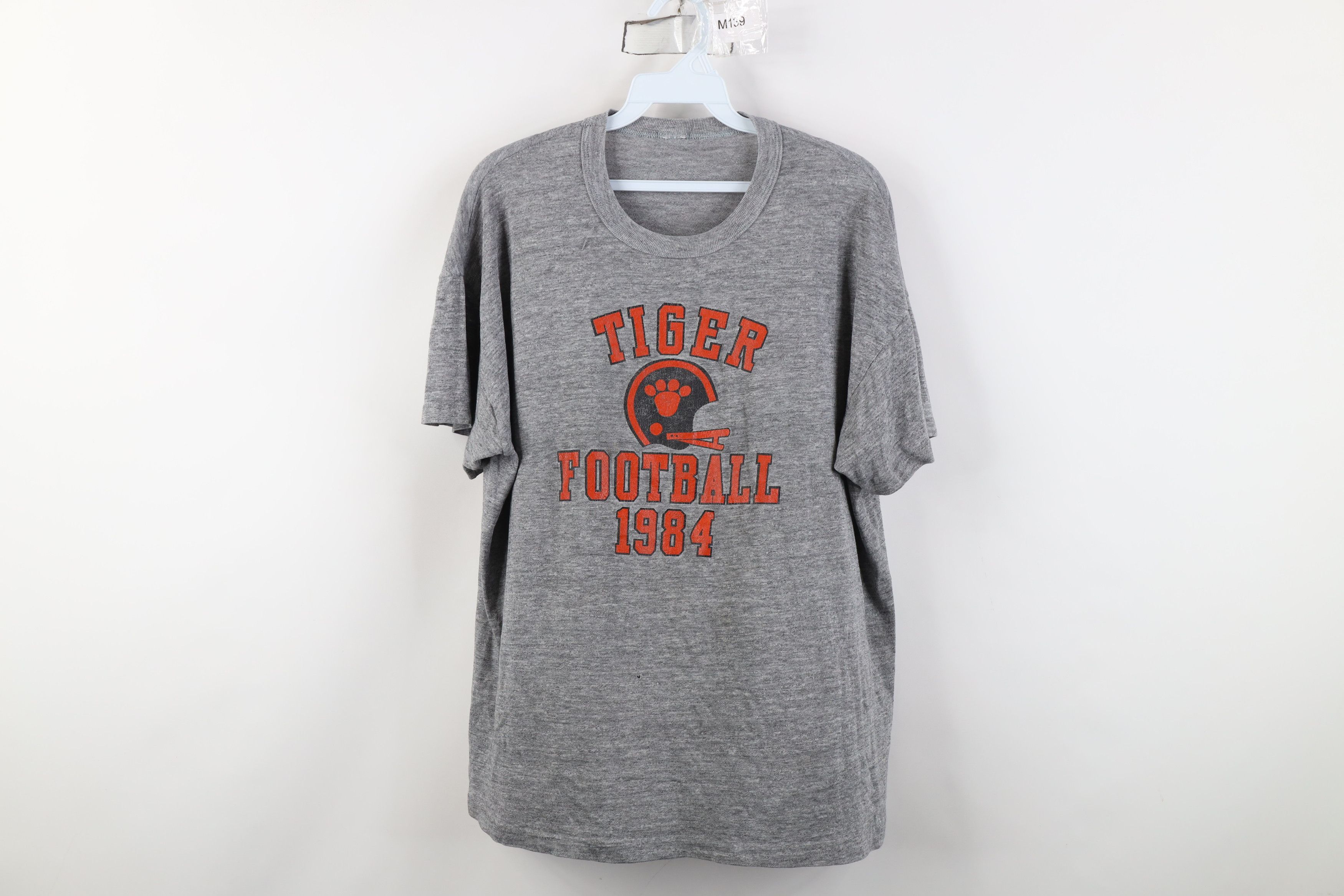 Vintage Vintage 80s Triblend Clemson University Football T-Shirt USA Size US L / EU 52-54 / 3 - 1 Thumbnail