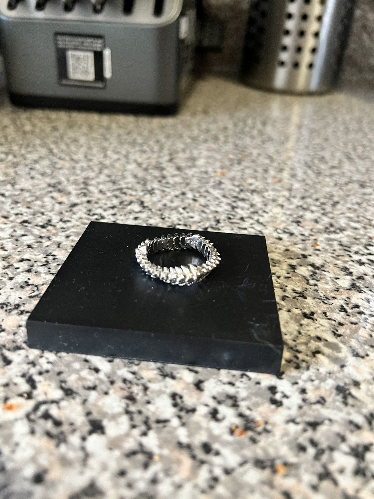 Streetwear Calmcs Vertabrae Ring | Grailed