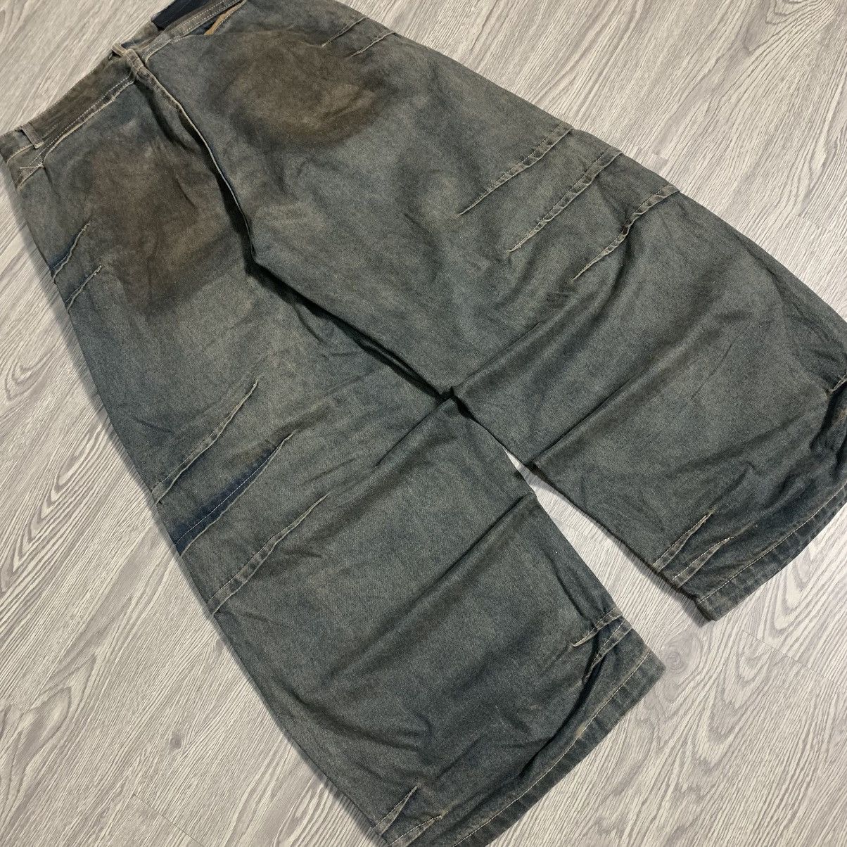 Japanese Brand BADCHOICE BAGGY JEANS BULL SHARK SILOUTE Size US 32 / EU 48 - 7 Thumbnail