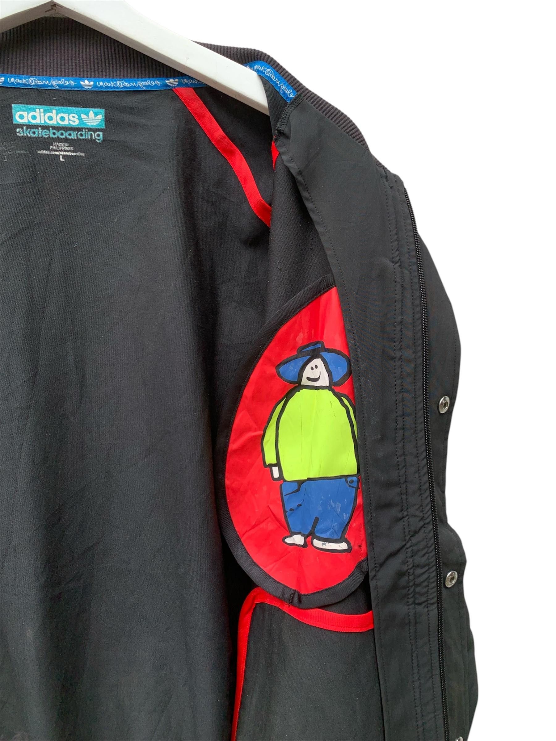 Adidas vtg Adidas Skateboarding Cartoon Button Zipper Jacket Size US L / EU 52-54 / 3 - 11 Thumbnail