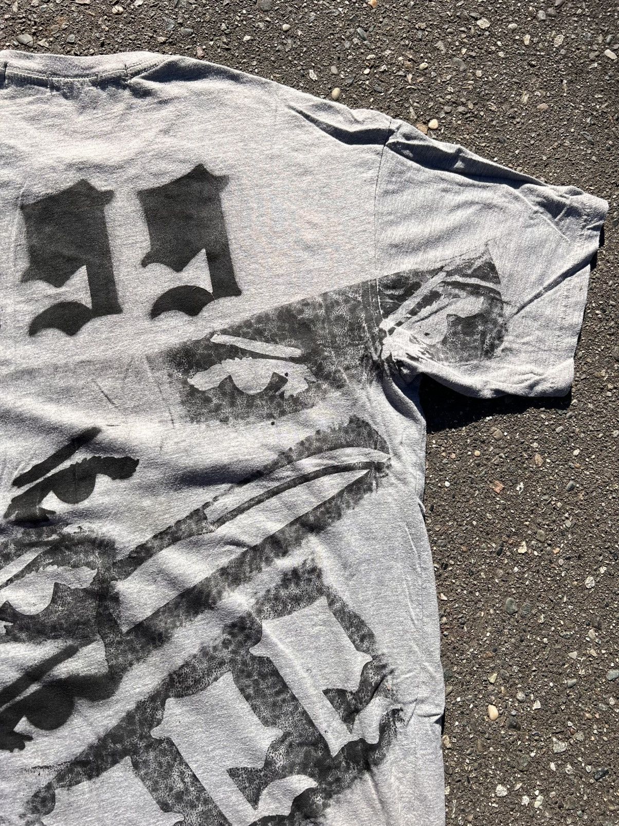 Vintage NovocentoNovantanove layered “Dare stencil patchwork t-shirt Size US XL / EU 56 / 4 - 8 Thumbnail
