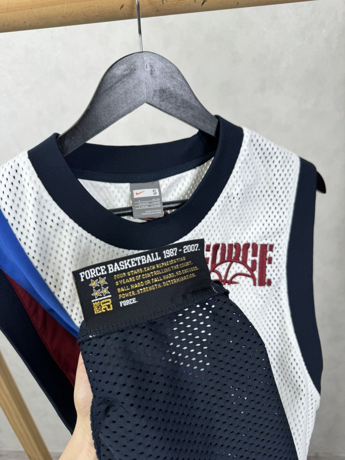 Nike Nike Force basketball 1987-2007 vintage jersey Size US S / EU 44-46 / 1 - 8 Thumbnail