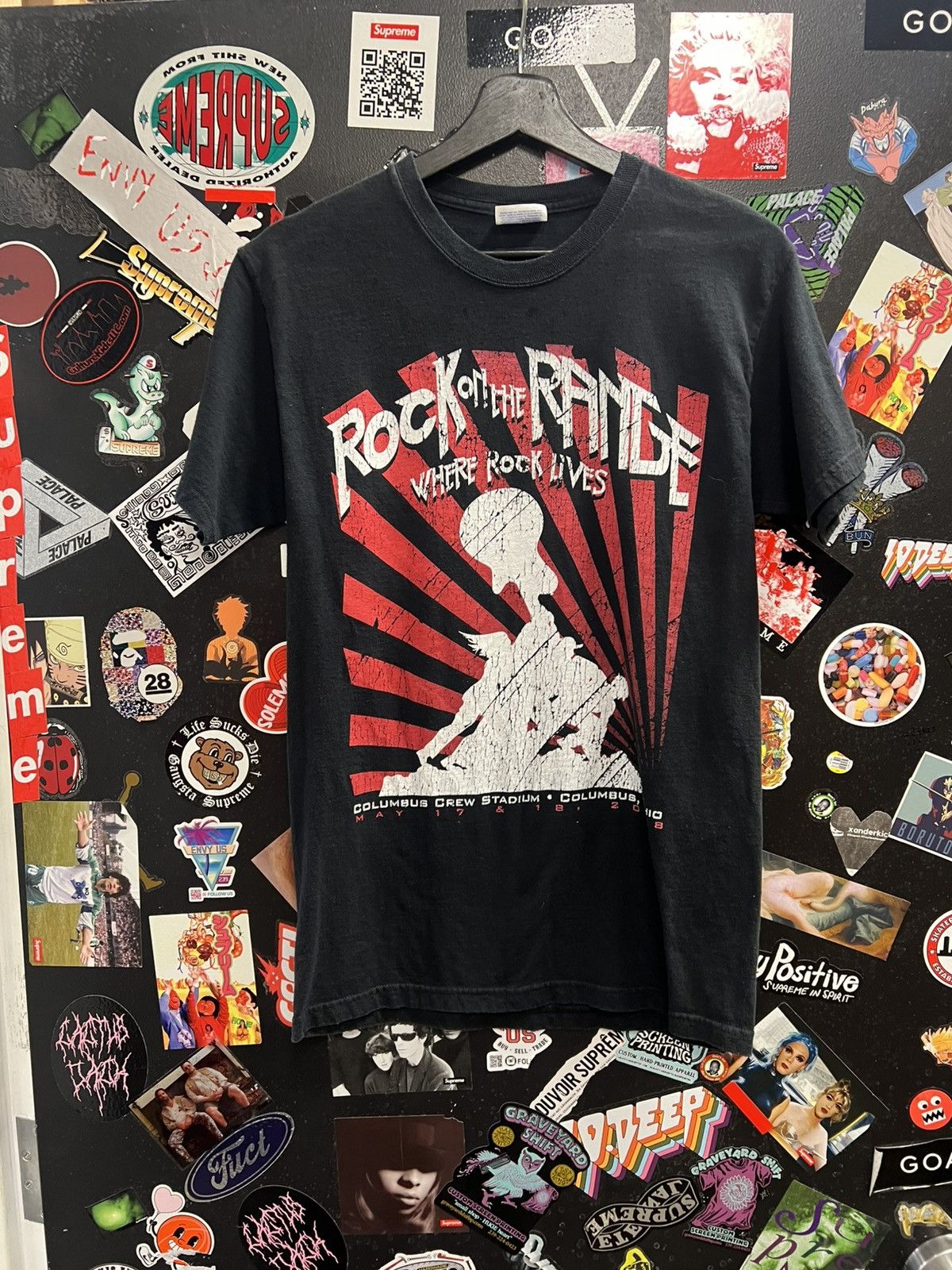 Vintage Vintage 2008 Rock The Range Concert Shirt Size US S / EU 44-46 / 1 - 1 Thumbnail