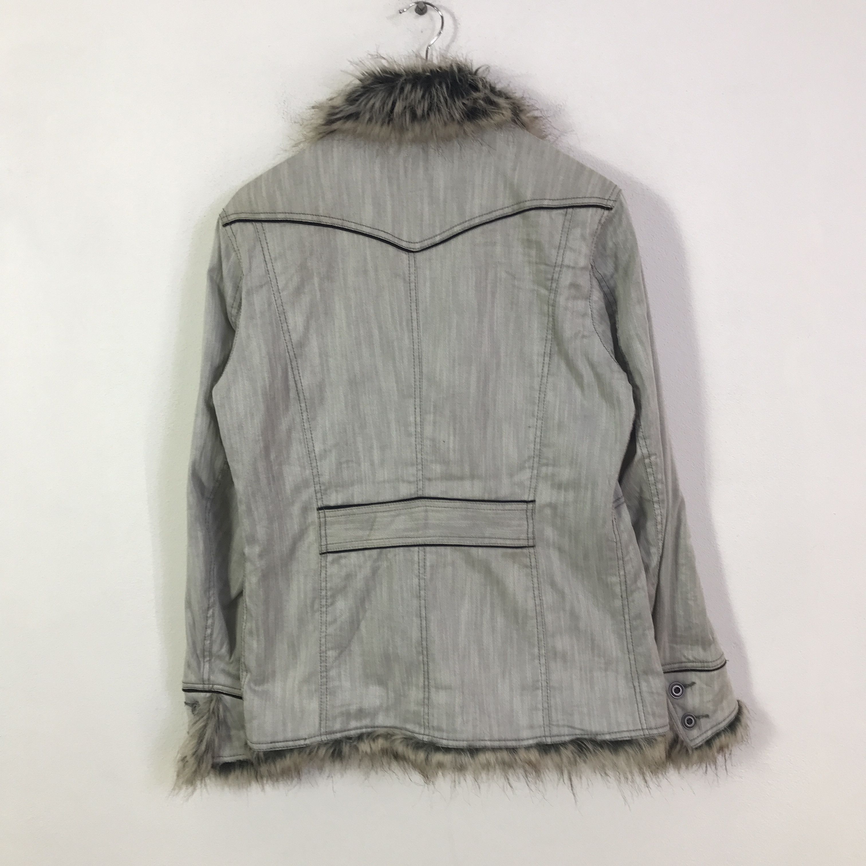 HIDEAWAYS hideways nicole denim fur colour jacket K115B6 Size US M / EU 48-50 / 2 - 3 Thumbnail