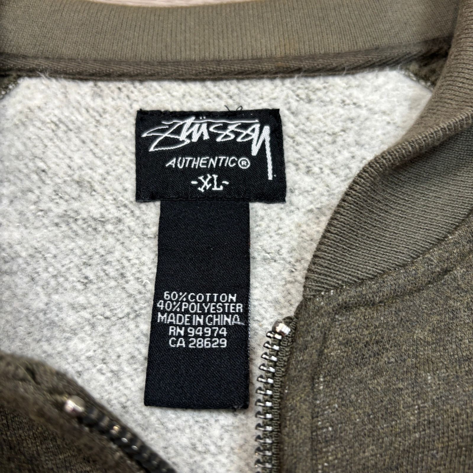 Stussy × Vintage VTG Stussy NYLTLA Full Zip Track Sweatshirt Jacket Men's XL Size US XL / EU 56 / 4 - 6 Thumbnail