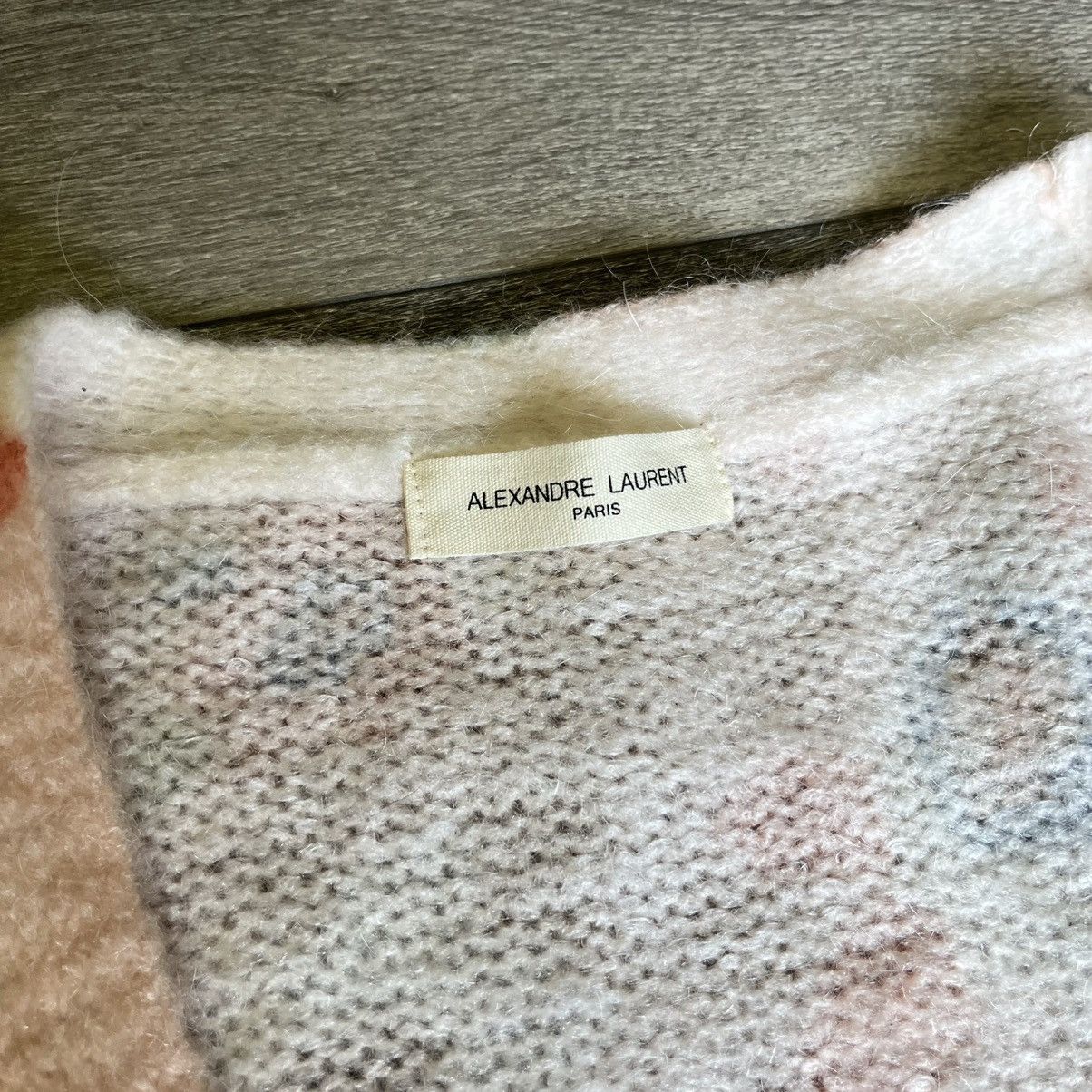 Designer × Vintage Alexandre Laurent Paris Floral Cardigan Sweater Size L / US 10 / IT 46 - 3 Thumbnail