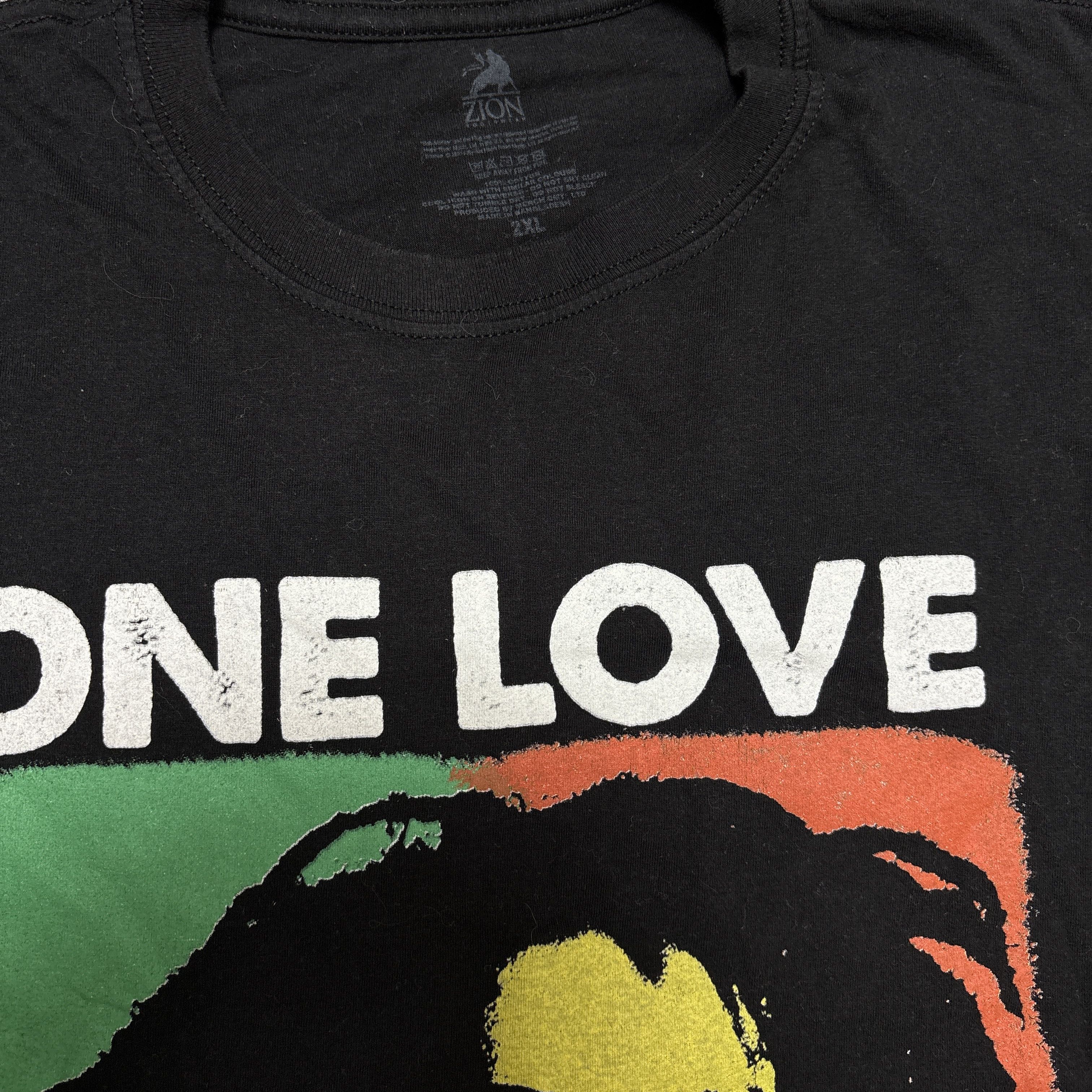 Bob Marley × Vintage × Zion Rootswear Bob Marley Shirt Rap Tee Rasta Reggae Hip Hop Band Tee Size US XXL / EU 58 / 5 - 4 Thumbnail