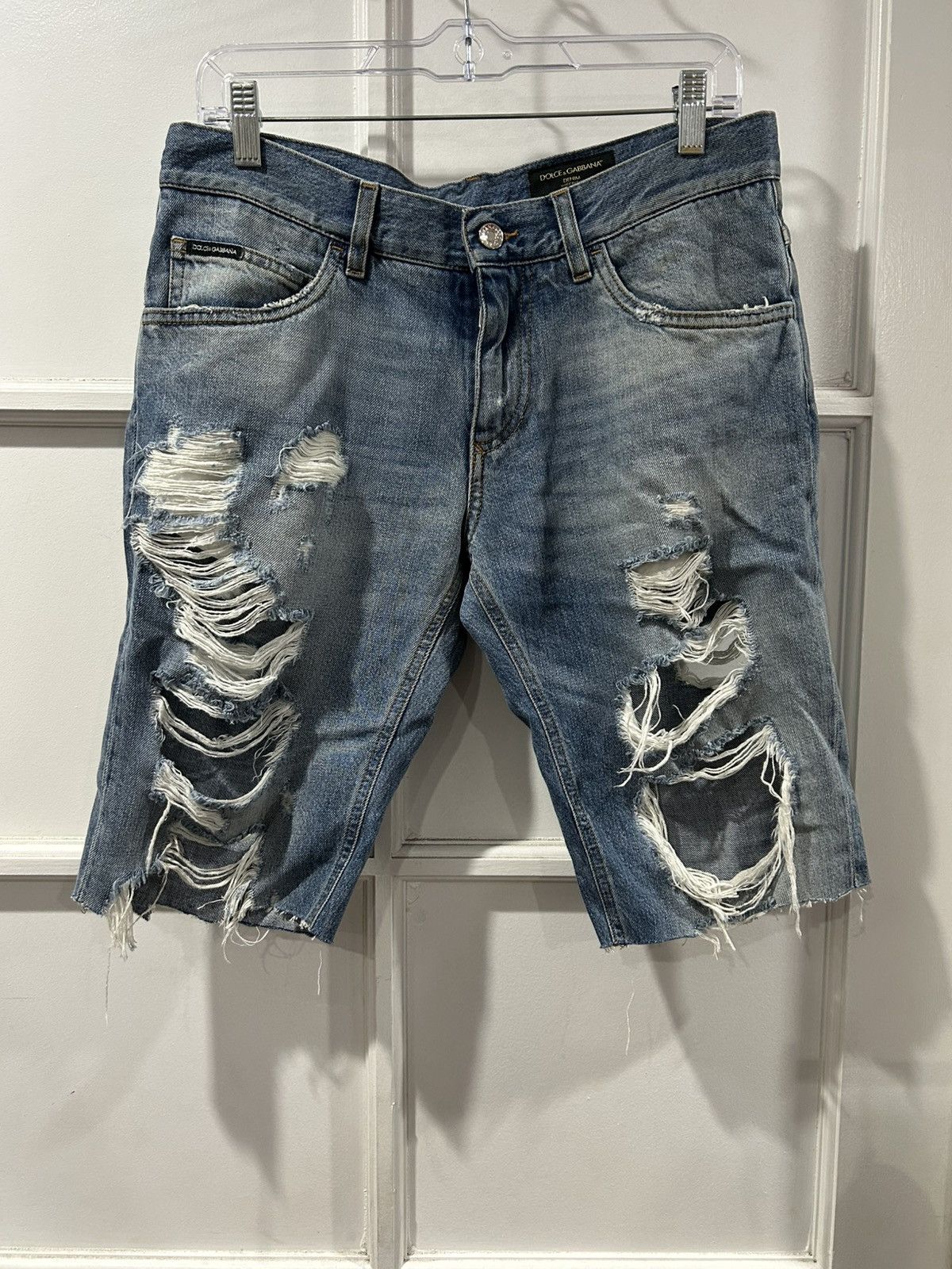 Dolce & Gabbana Dolce & Gabbana jean shorts 32 Size US 32 / EU 48 - 1 Thumbnail