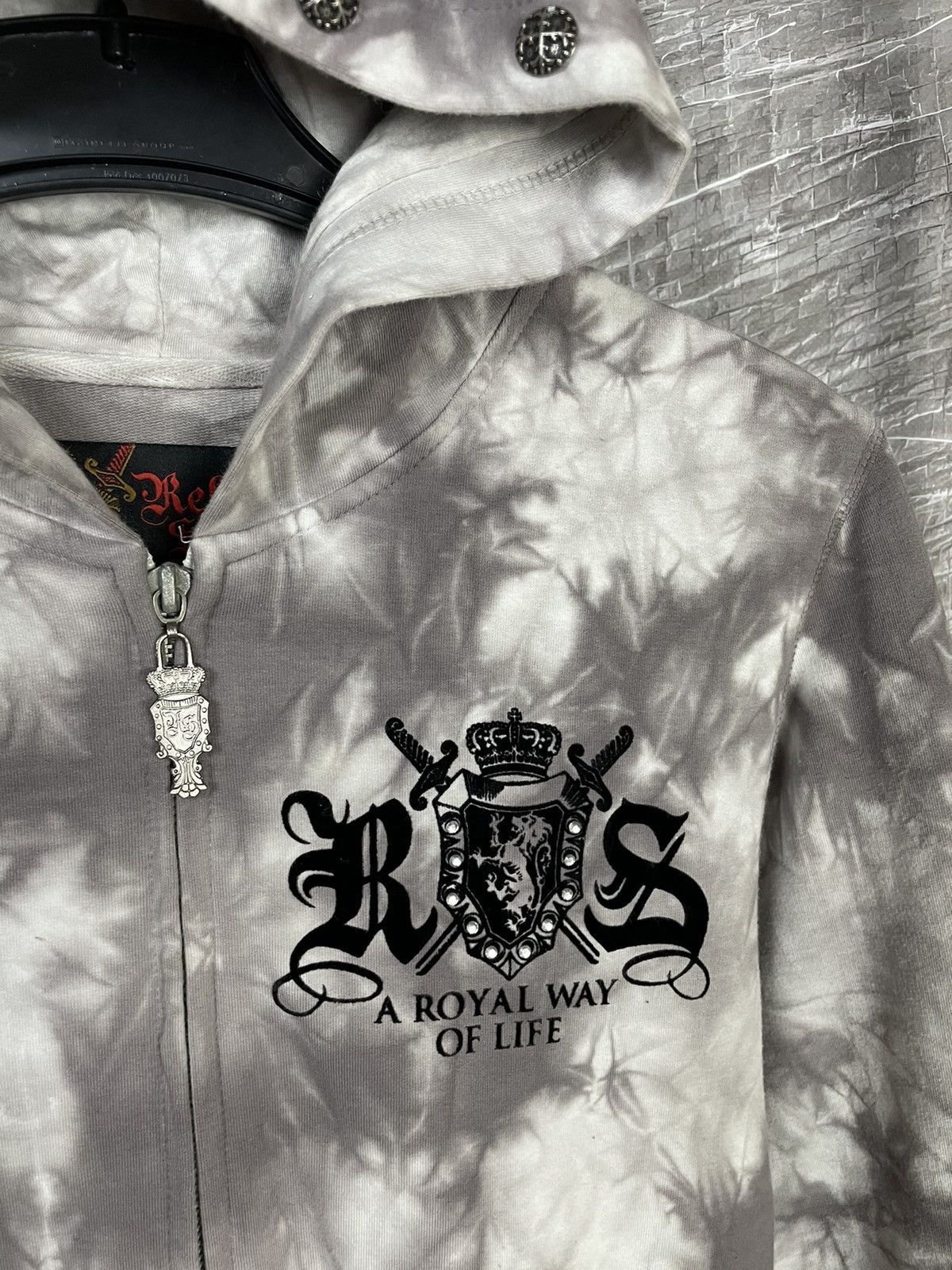 20471120 × Affliction × Japanese Brand Rebel Spirit Y2K Zip Hoodie Affliction Chrome hearts Style Size US M / EU 48-50 / 2 - 5 Thumbnail