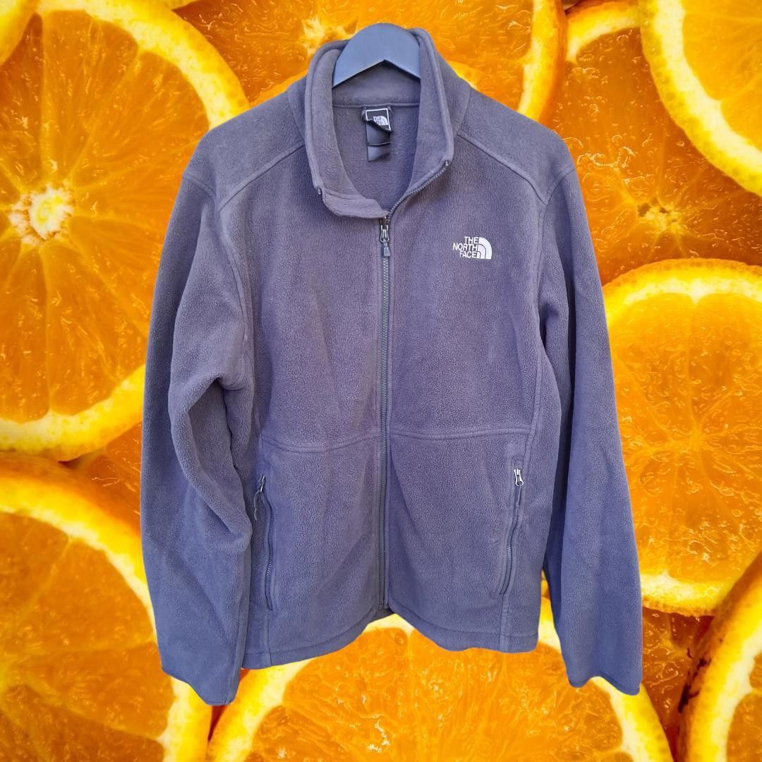 The North Face The North Face Gray Full Zip Fleece Jacket Size Large Size US L / EU 52-54 / 3 - 1 Thumbnail