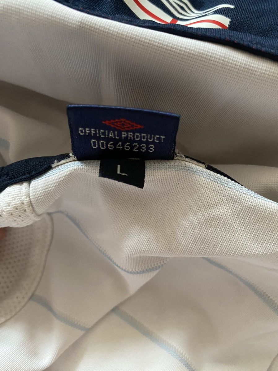 Umbro ENGLAND 2003 2005 HOME SOCCER JERSEY UMBRO REVERSIBLE Size US L / EU 52-54 / 3 - 7 Thumbnail
