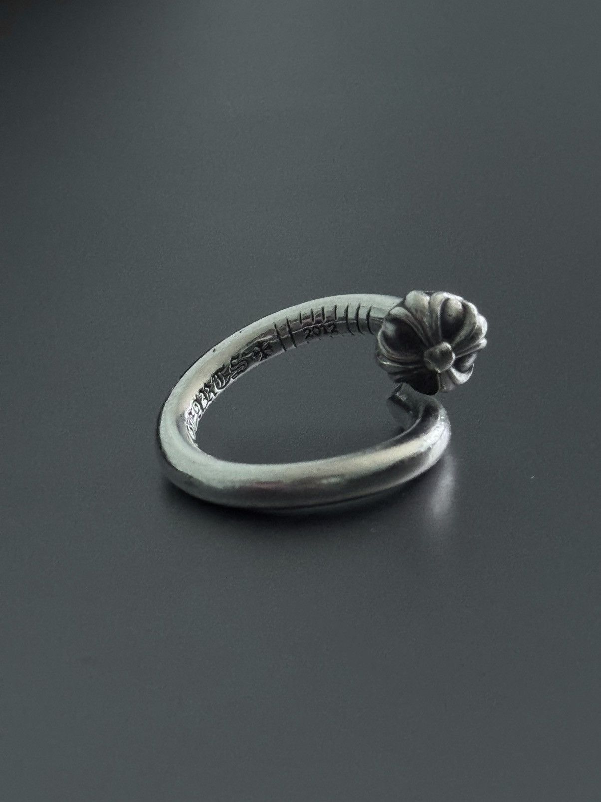 Chrome Hearts Chrome Hearts Nail Ring Cross Ball Ring | Grailed