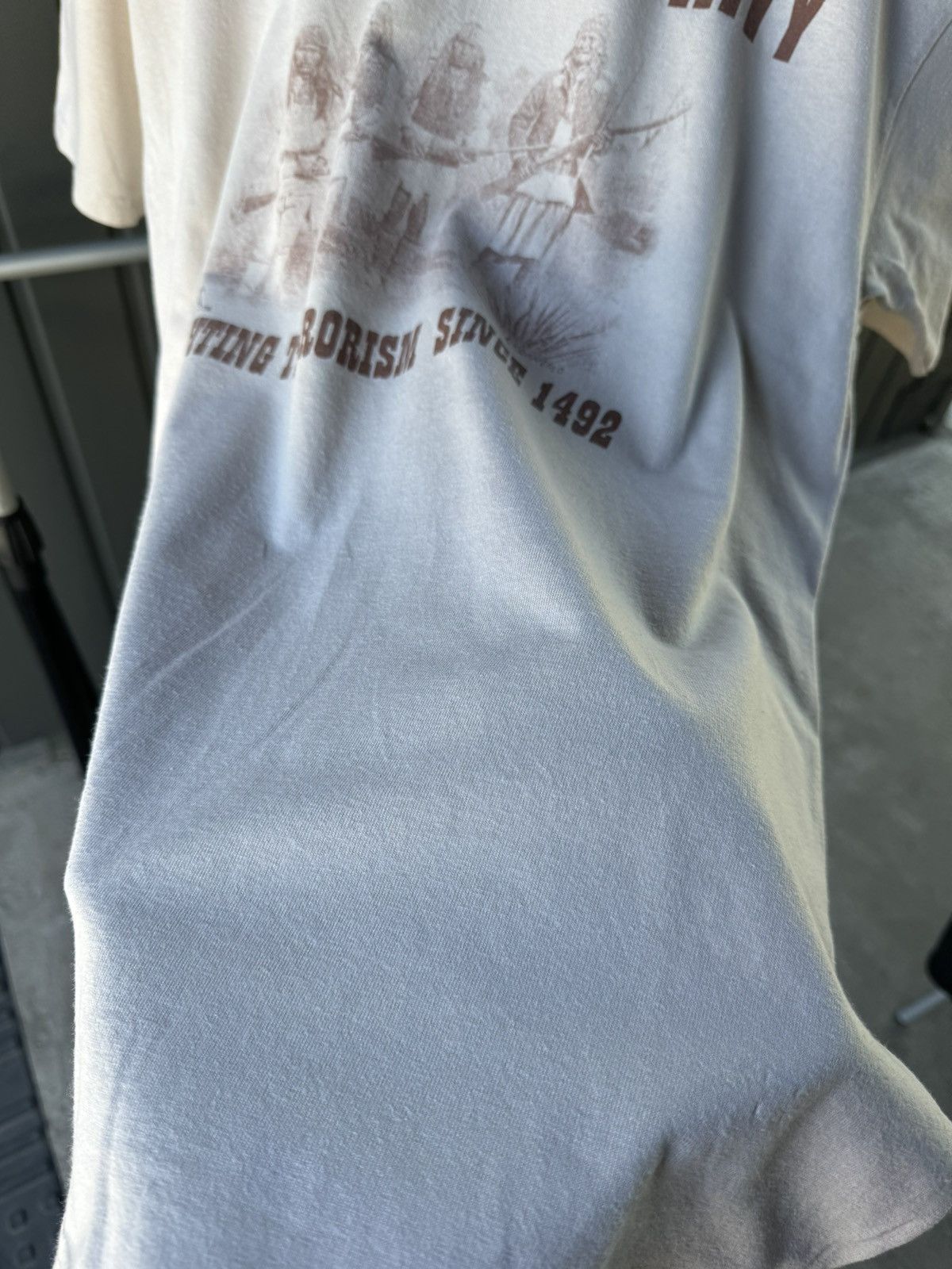 Vintage Vintage Homeland Security T Shirt Native Americans Humor Y2k Size US XL / EU 56 / 4 - 7 Thumbnail