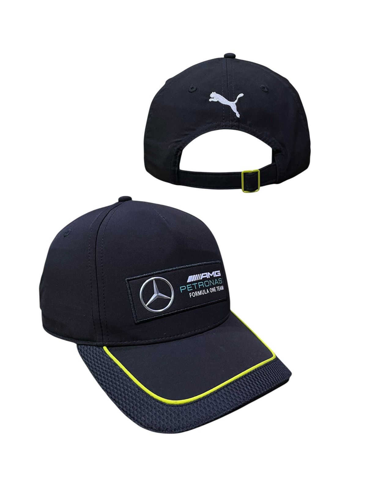 Mercedes-Benz Mercedes AMG Petronas x Puma F1 Team Cap Black Neon Size ONE SIZE - 4 Thumbnail