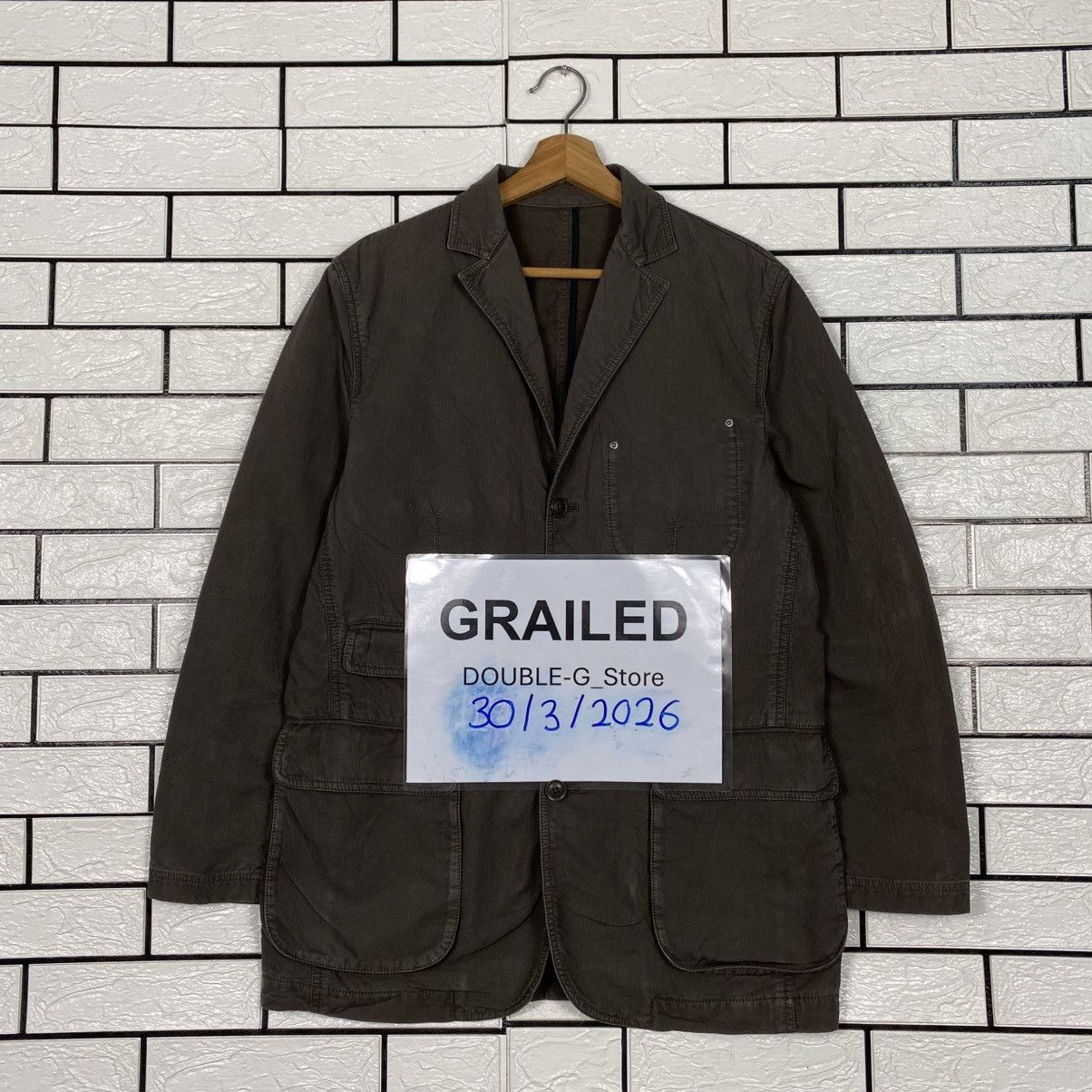 Issey Miyake 📌Vintage Chore Work Jacket Icca Duck Canvas Detroit Size US L / EU 52-54 / 3 - 1 Thumbnail