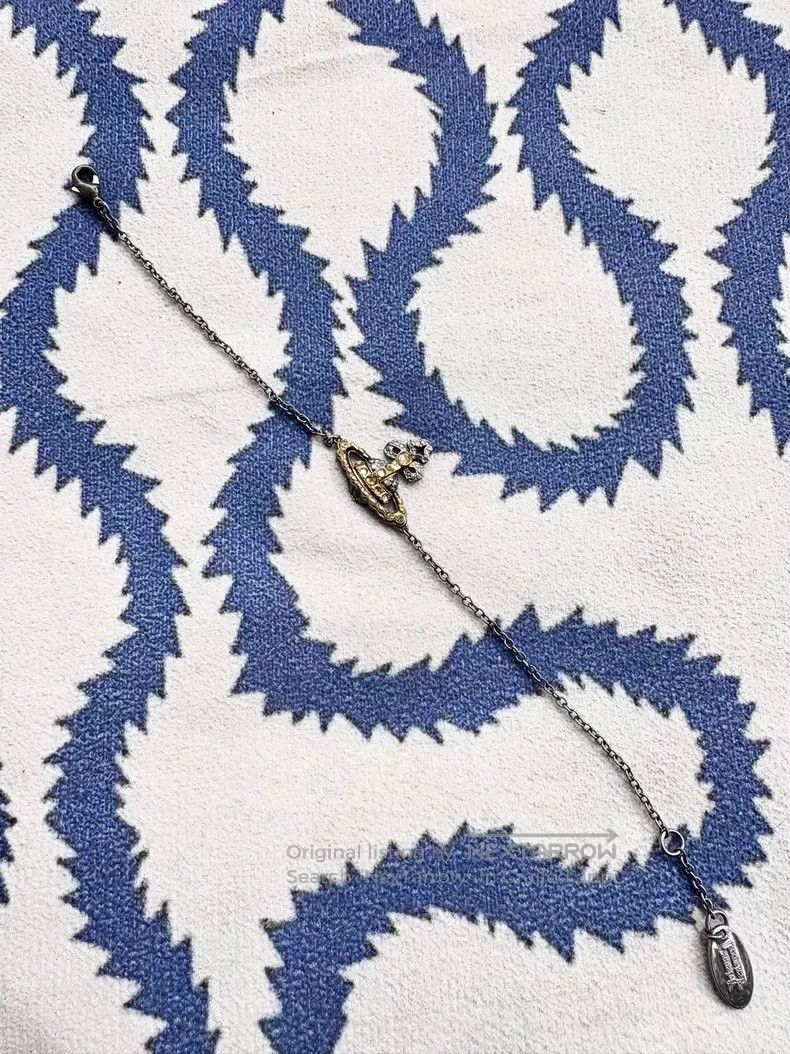 Vivienne Westwood Vivienne Westwood Vintage gun black bow tie Saturn bracele Size ONE SIZE - 4 Thumbnail