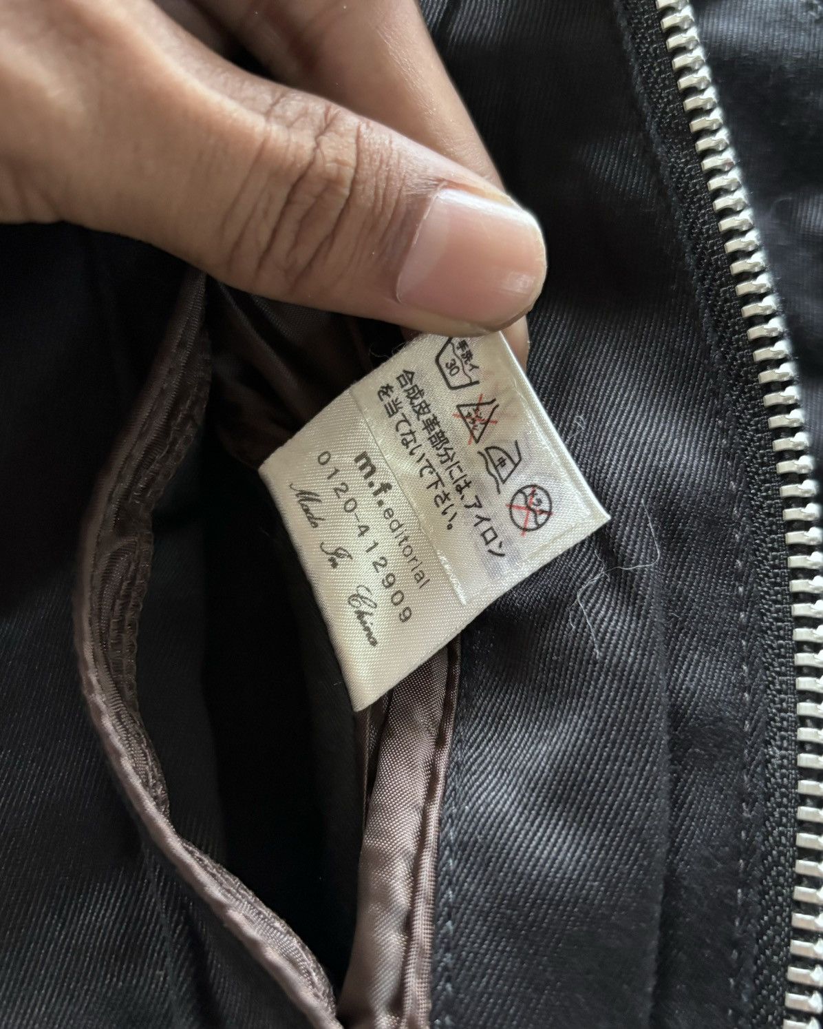 If Six Was Nine × Japanese Brand × Le Grande Bleu (L.G.B.) 2000s m.f.Editorial Multi Zip Up Canvas Black Jacket Size US L / EU 52-54 / 3 - 6 Thumbnail