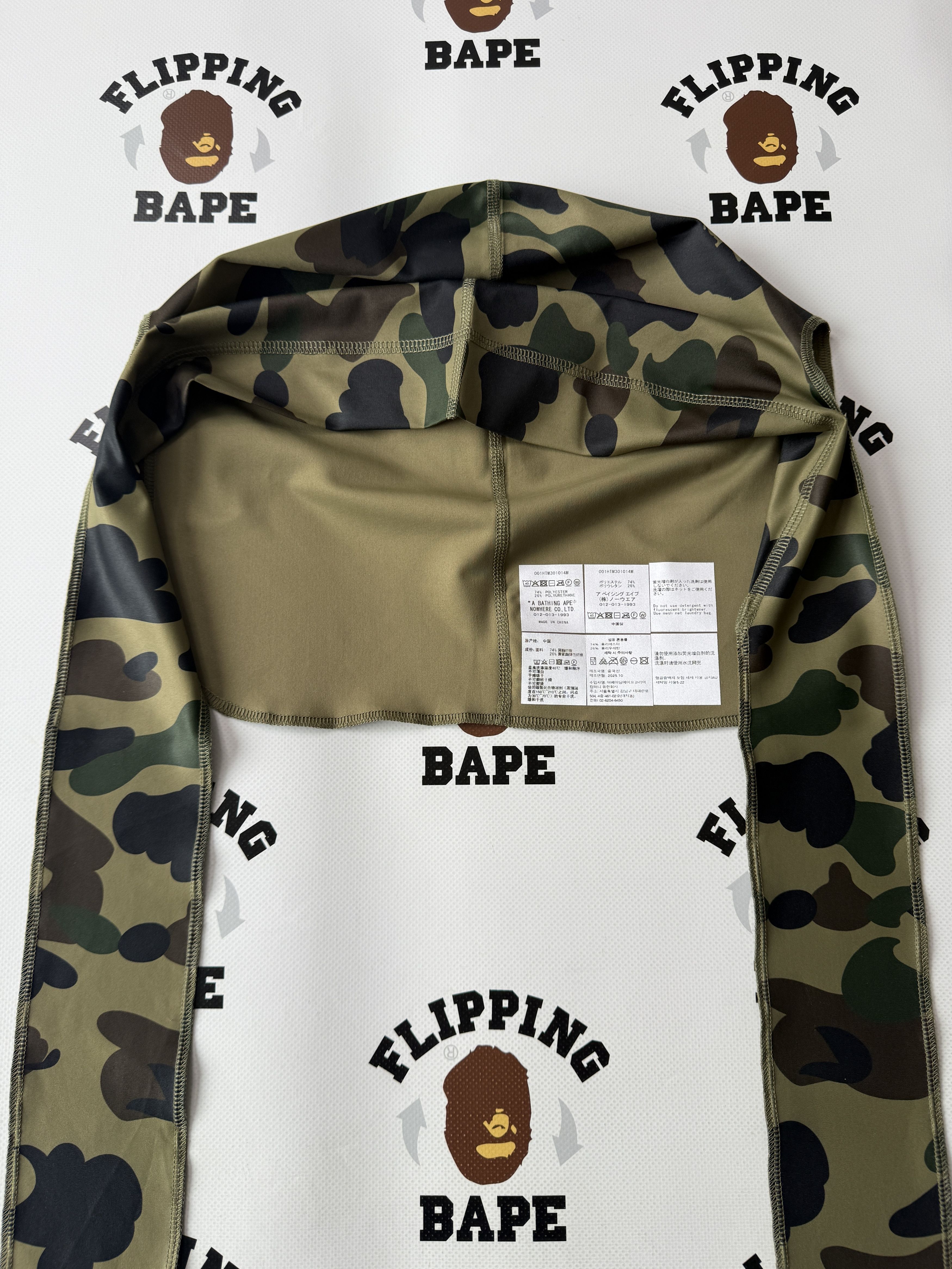 Bape BAPE 1ST CAMO DU-RAG Size ONE SIZE - 7 Thumbnail