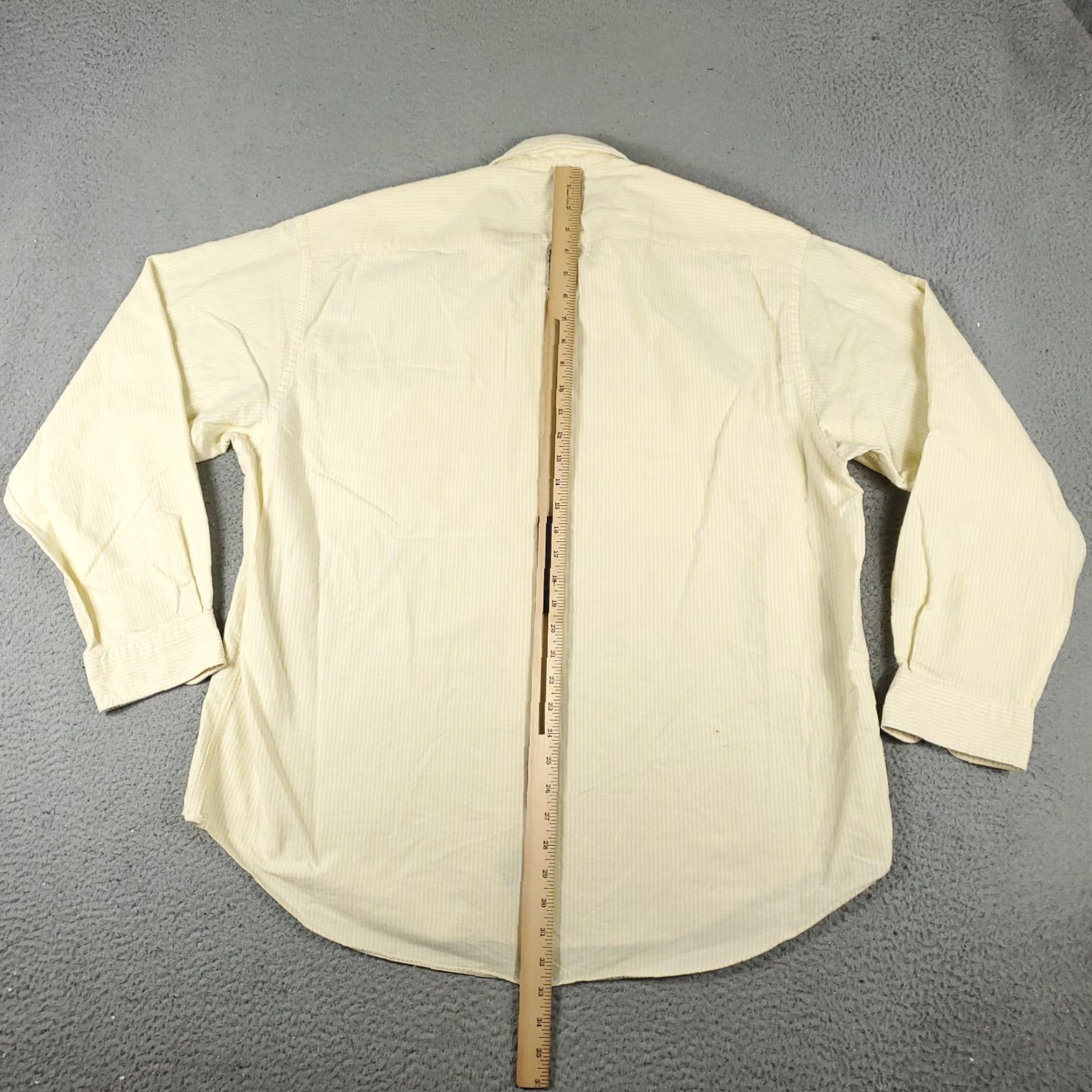 Tommy Hilfiger Tommy Hilfiger Shirt XL Yellow Striped Long Sleeve Button-Up Mens Size US XL / EU 56 / 4 - 6 Thumbnail