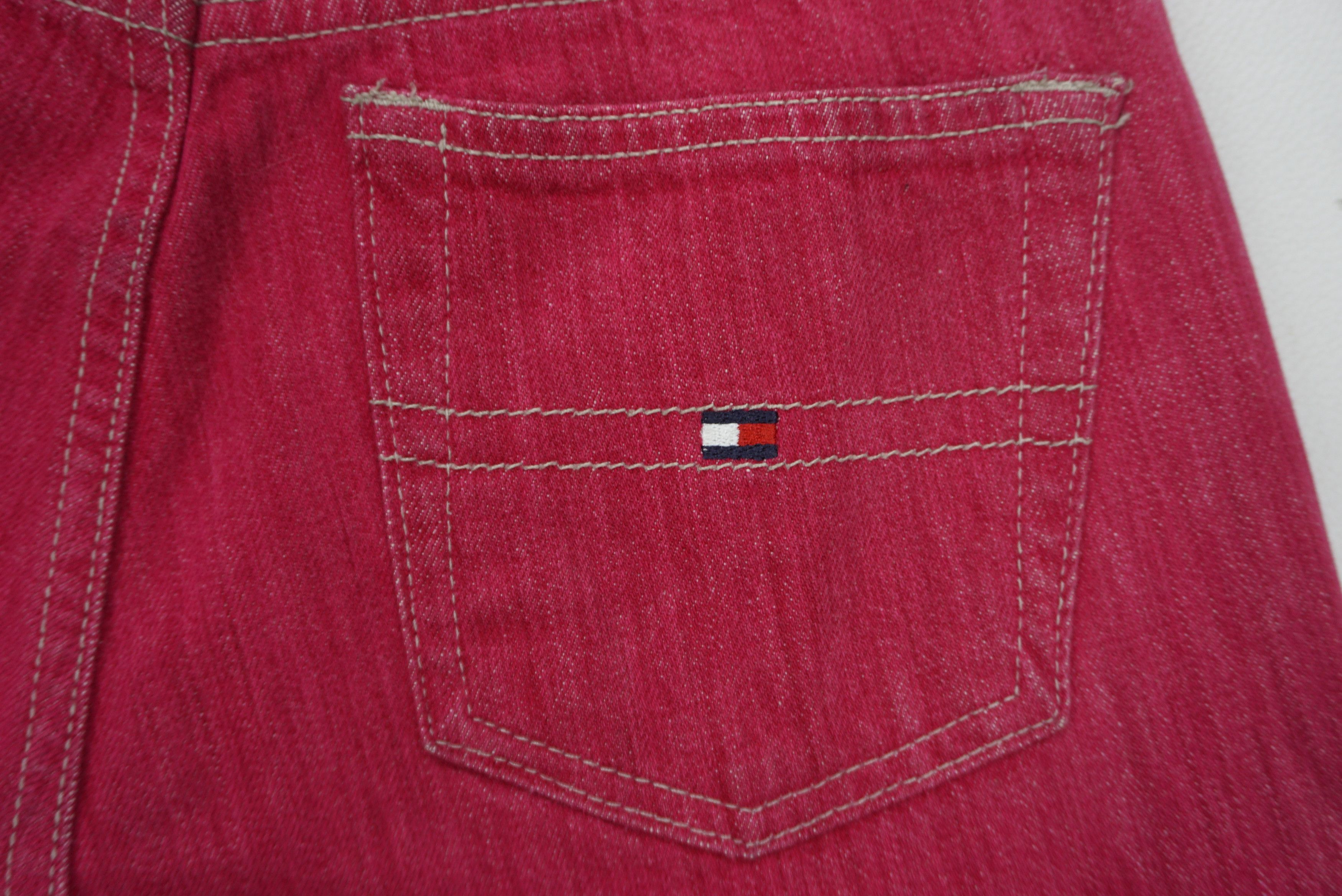 Tommy Hilfiger Tommy Jeans Size 4 fit W28xL31 Straight Leg Pink Denim Size 27" / US 4 / IT 40 - 9 Thumbnail