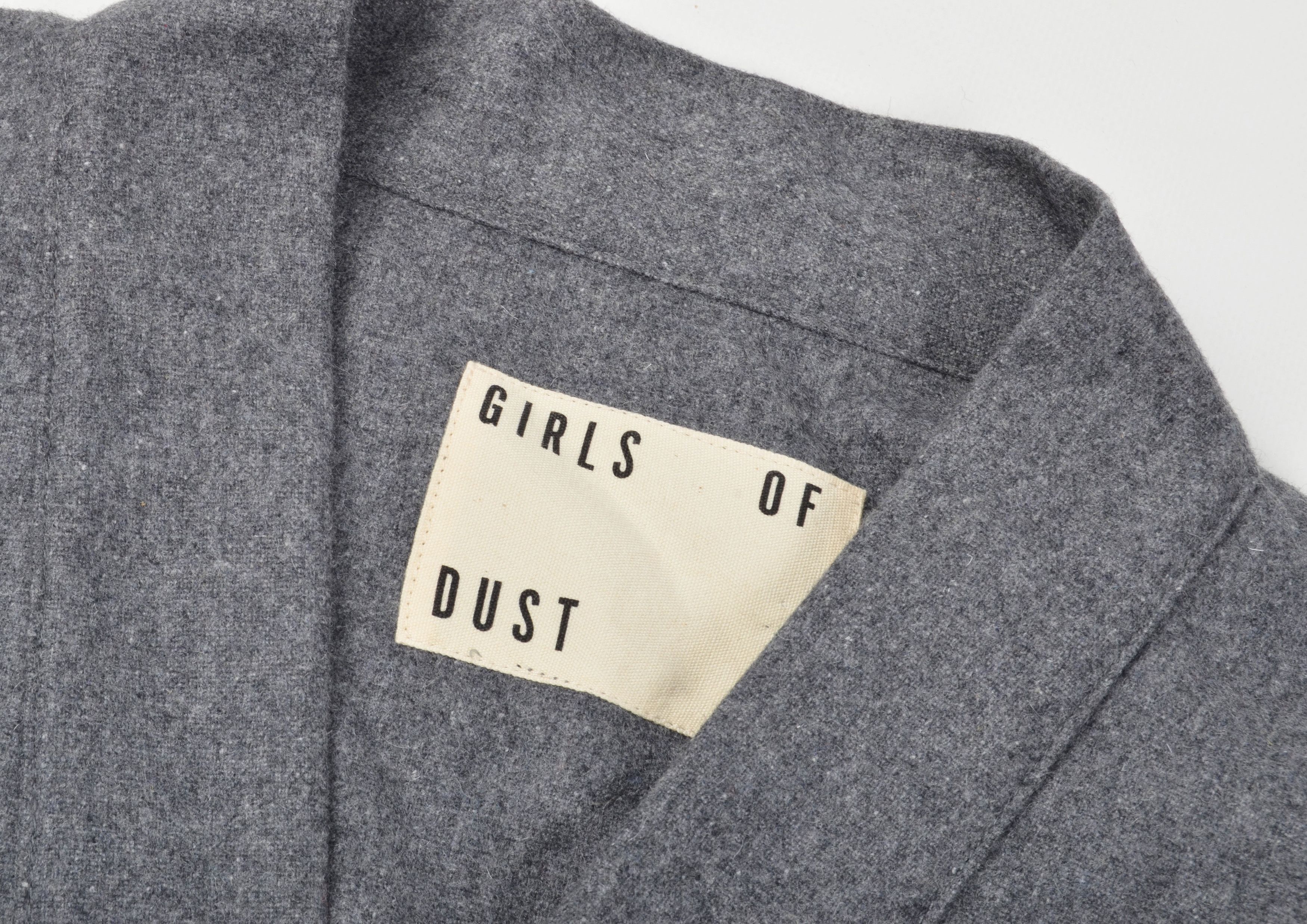 Other Girls of Dust Wool Blend Gray Wrap Cropped Kimono Size XS / US 0-2 / IT 36-38 - 8 Thumbnail