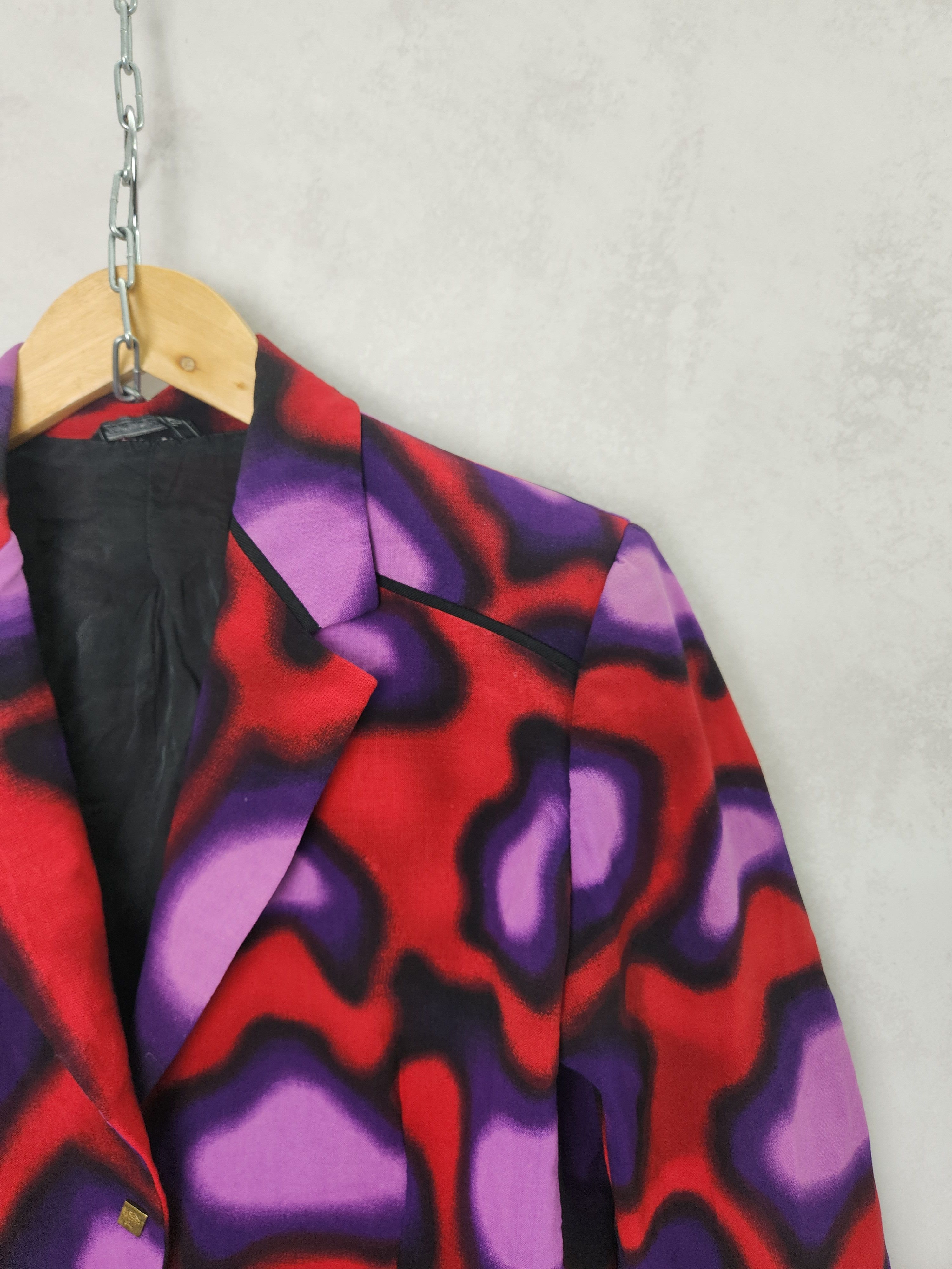 Versace Gianni Versace Multicolor Print Blazer jacket Size M / US 6-8 / IT 42-44 - 6 Thumbnail