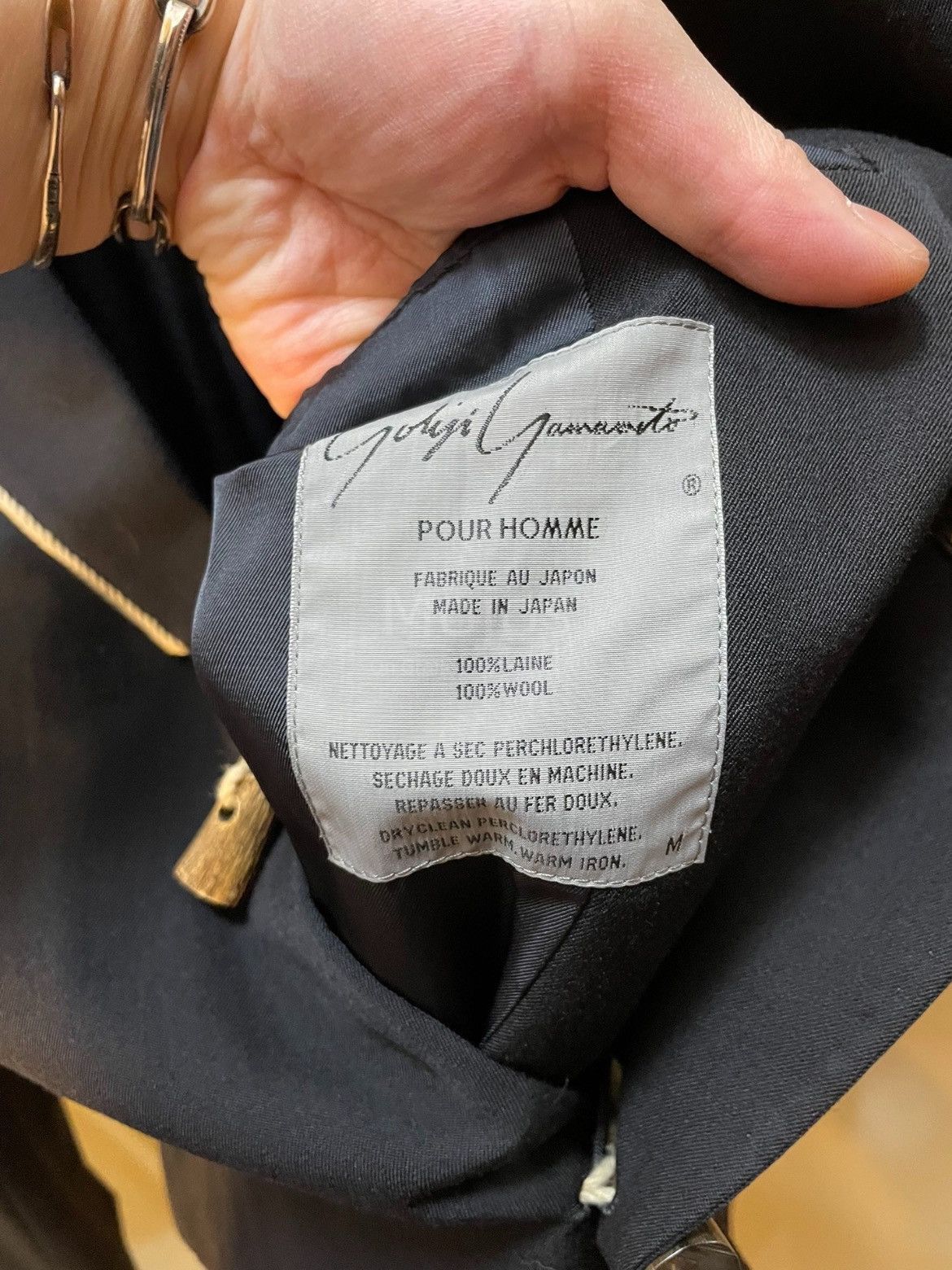 Yohji Yamamoto Yohji Yamamoto Pour Homme 97AW Horn Button Suit-2508 Size US M / EU 48-50 / 2 - 3 Thumbnail