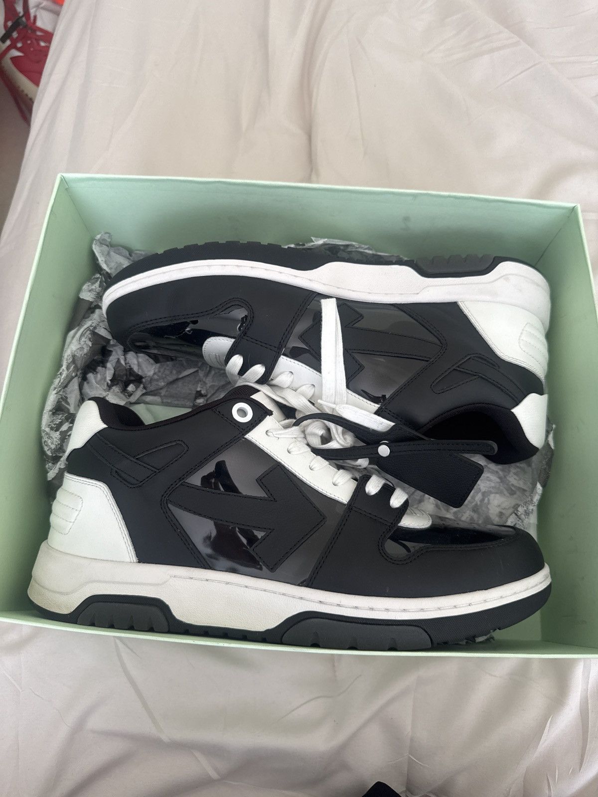 Off-White Off-White Off White Out Of Office 'See Through - Black' Size US 14 / EU 47 - 1 Thumbnail
